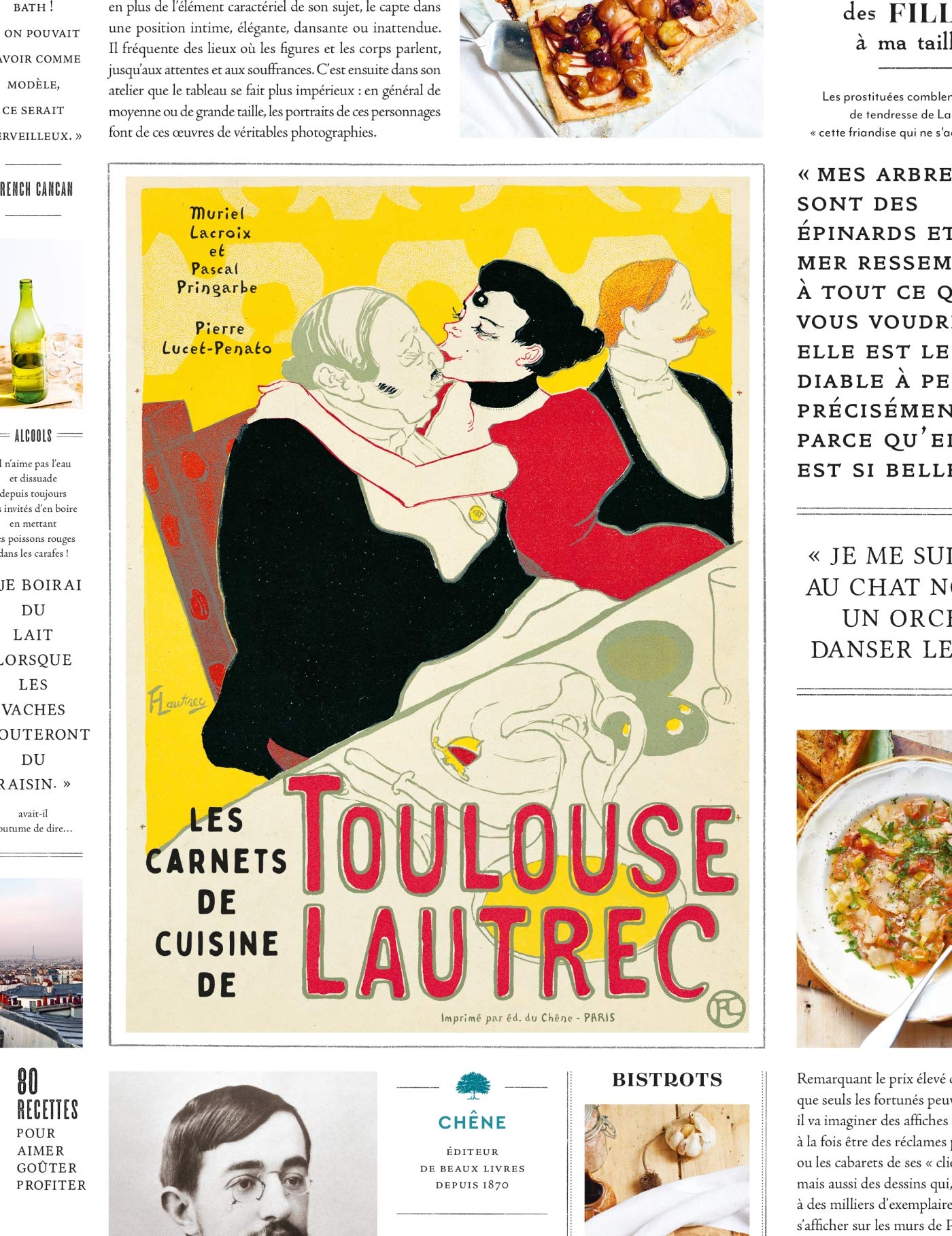 Les carnets de cuisine de Toulouse Lautrec: S'encanailler à Paris 9782812316333