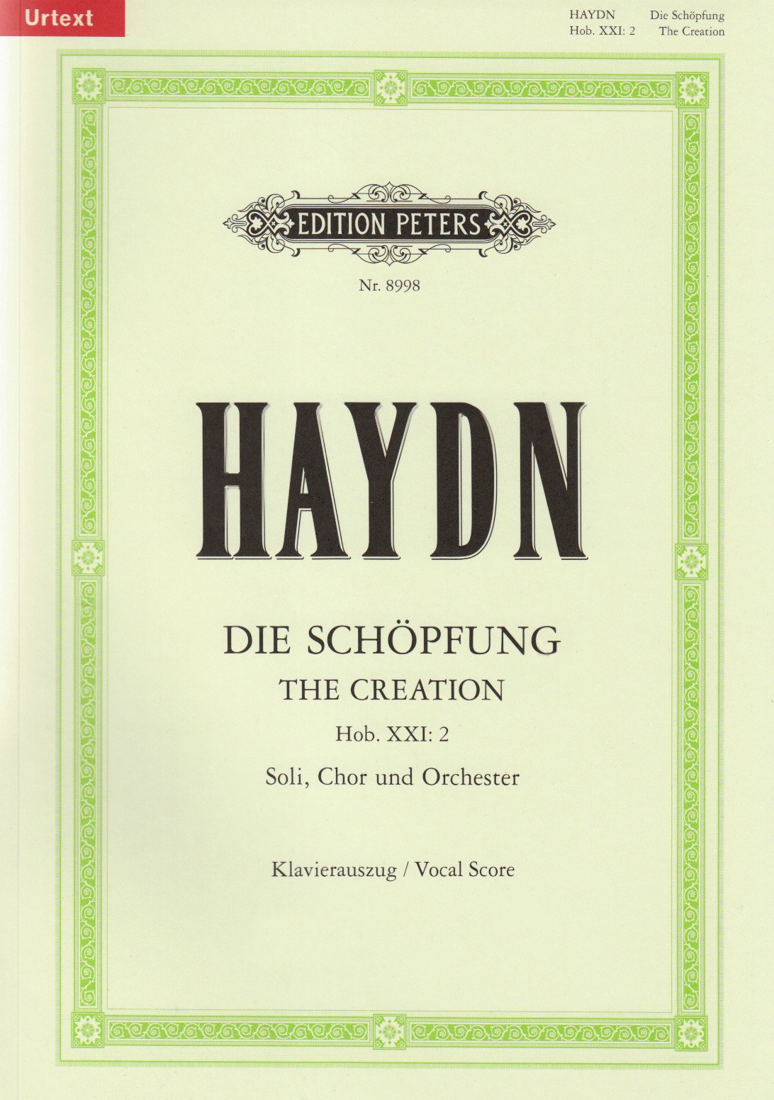 Die Schöpfung Hob. XXI: 2 9790014106027