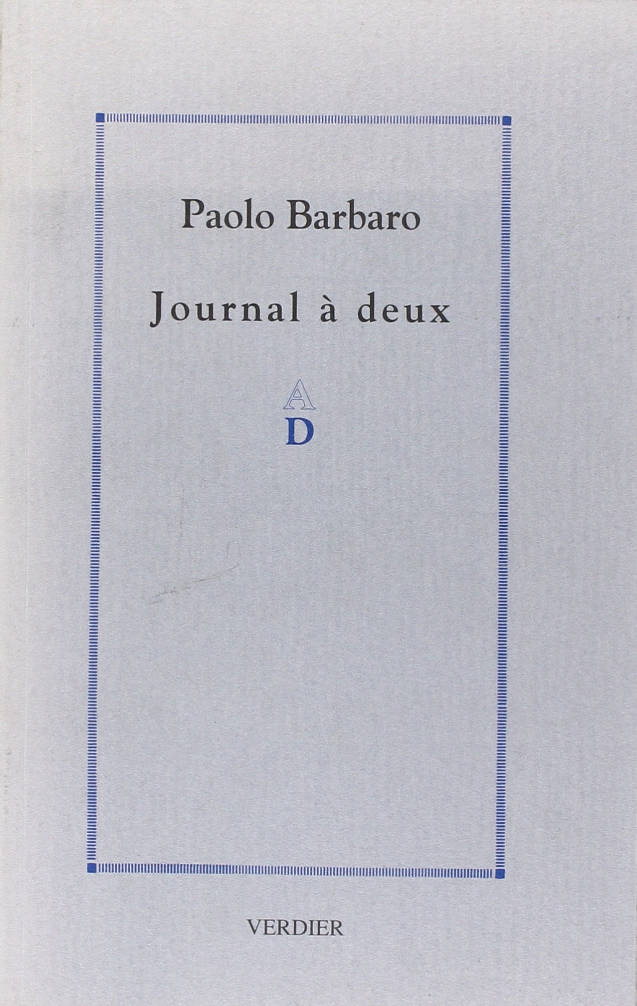 Journal à deux (0000) 9782864321194