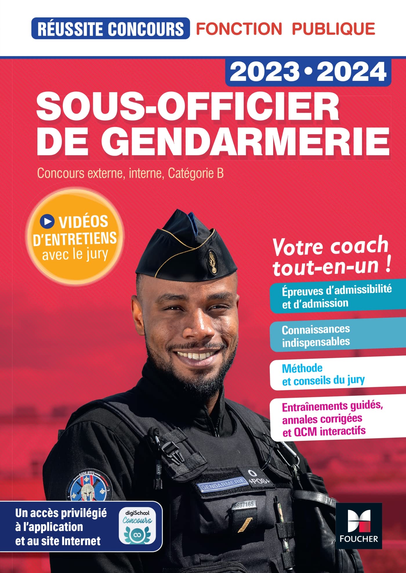 Réussite Concours - Sous-officier de gendarmerie - 2023-2024- Préparation complète 9782216168170