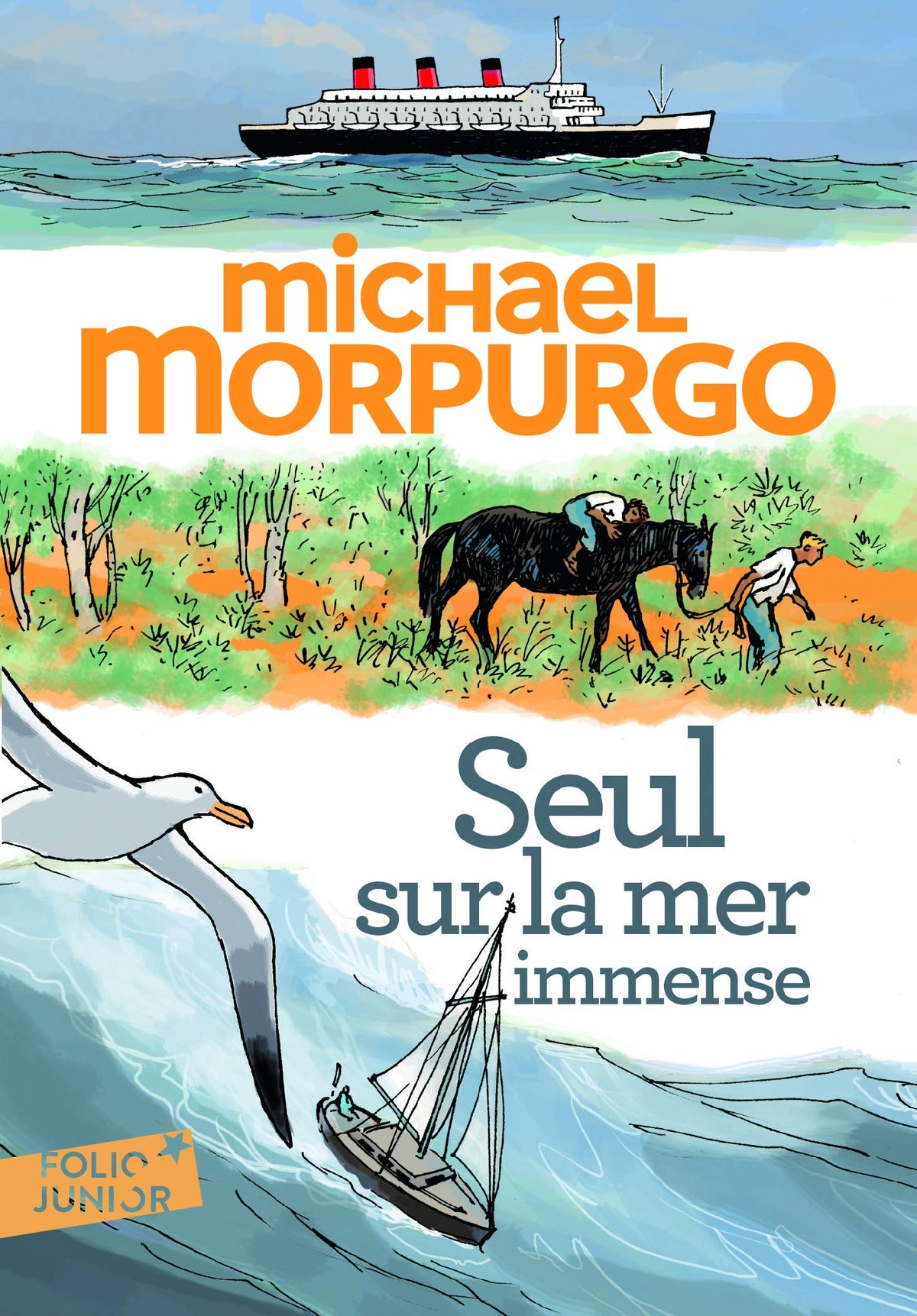 SEUL SUR LA MER IMMENSE 9782075107914