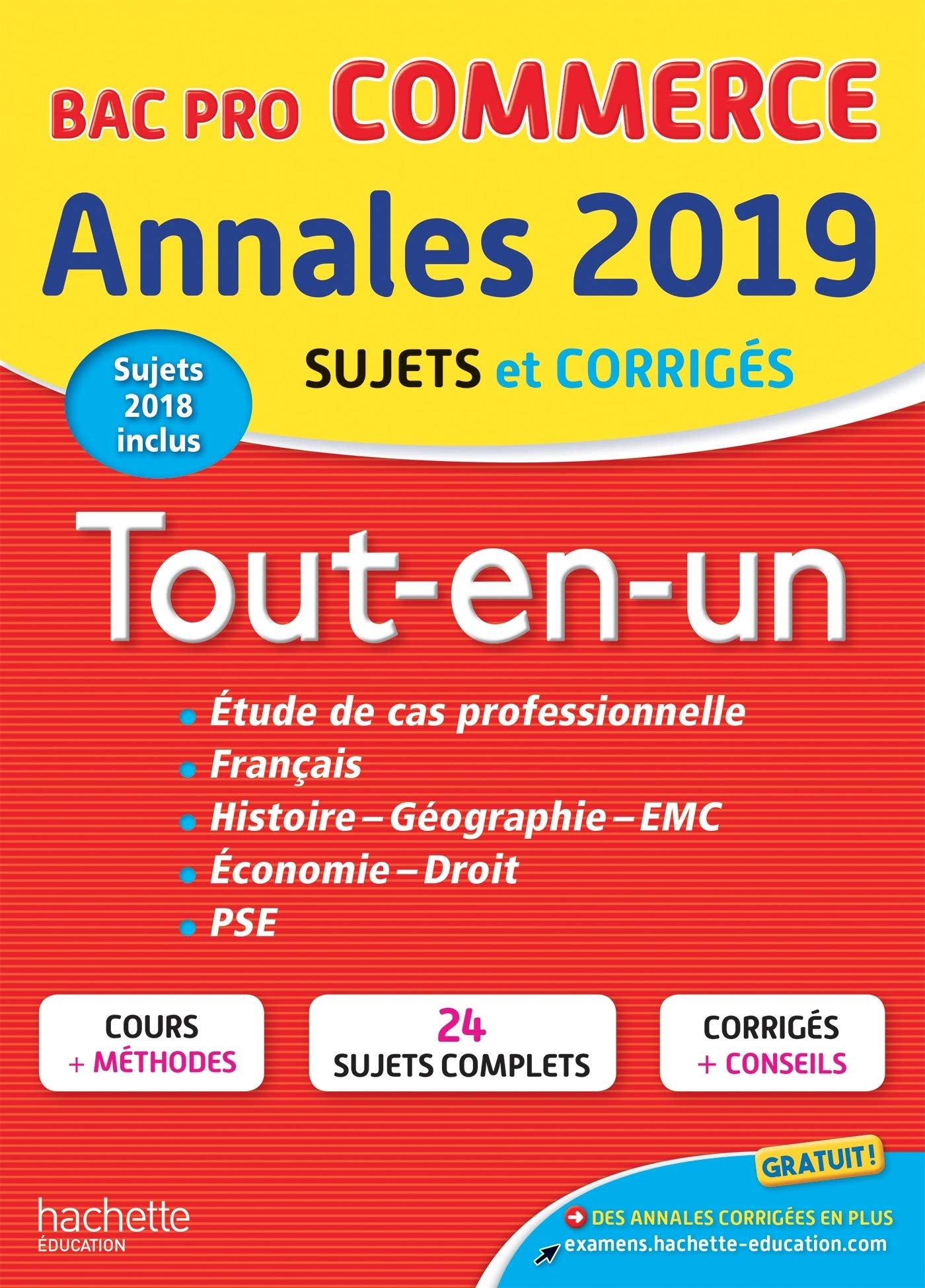 Annales Bac Pro commerce: Tout-en-un 9782017014300