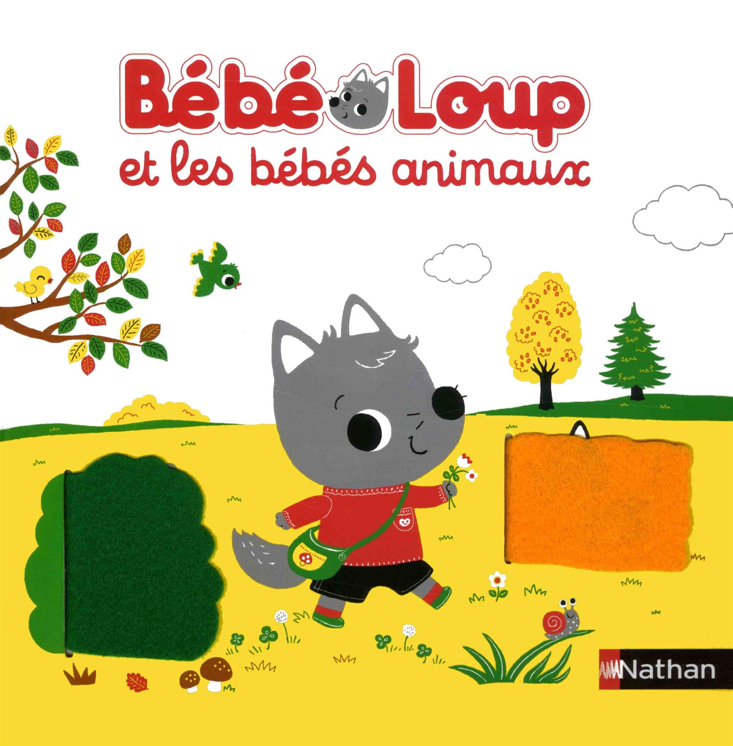 Bébé Loup et les bébés animaux - Livre matière - Dès 6 mois 9782092581421