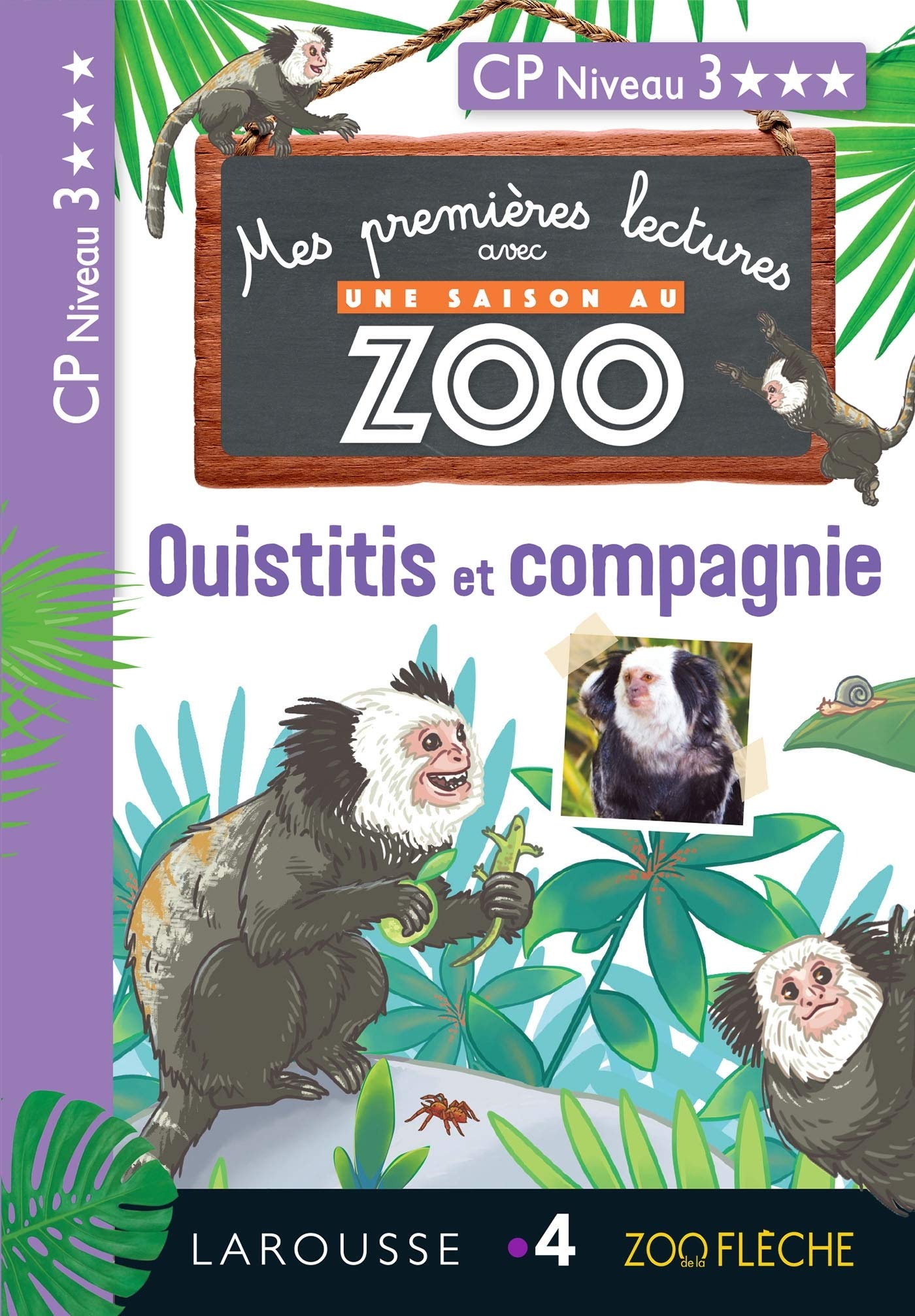 1ères lectures Une saison au Zoo - Ouistitis et compagnie 9782035965295