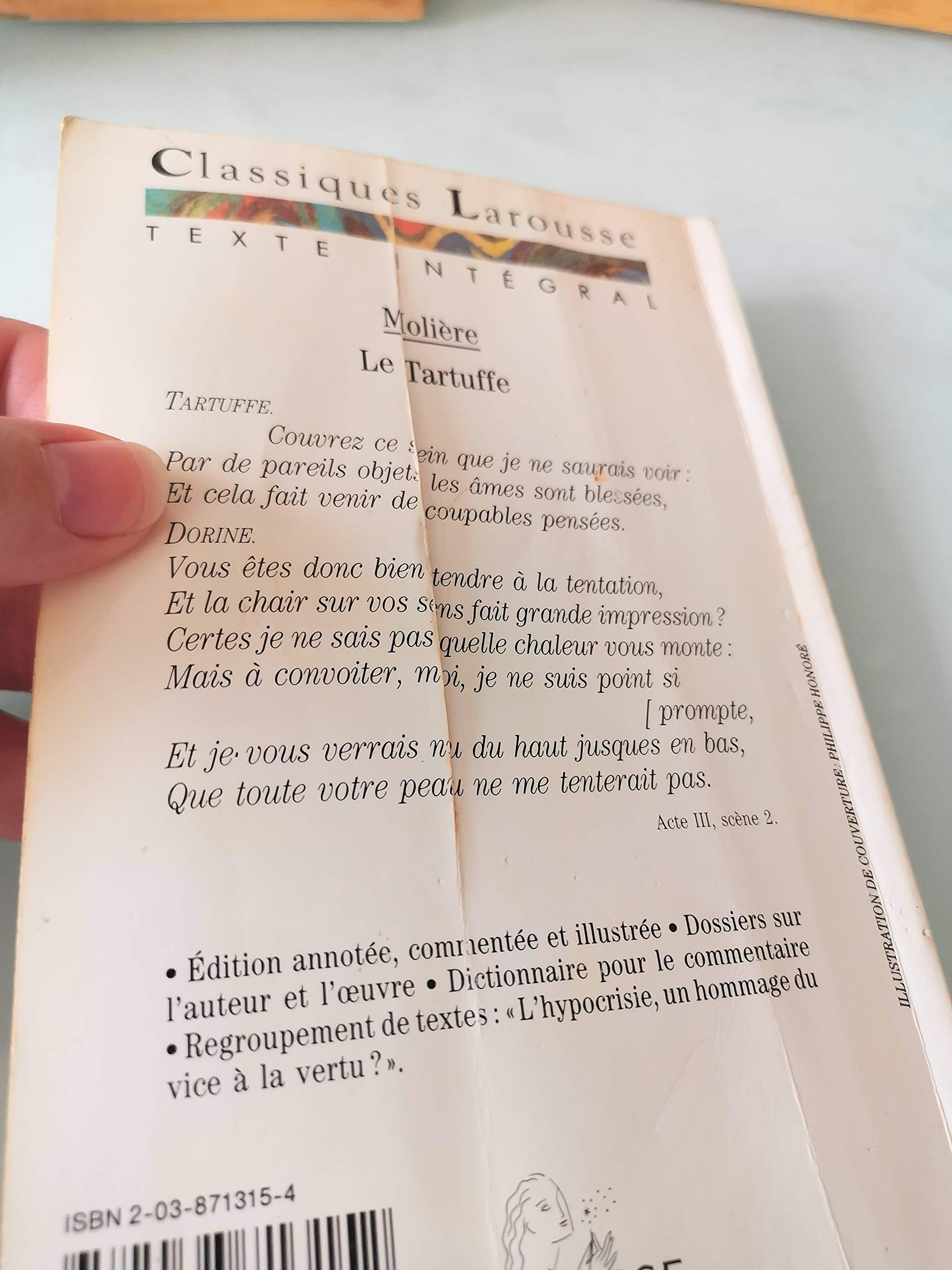 Le Tartuffe ou l'Imposteur: Comédie 9782038713152