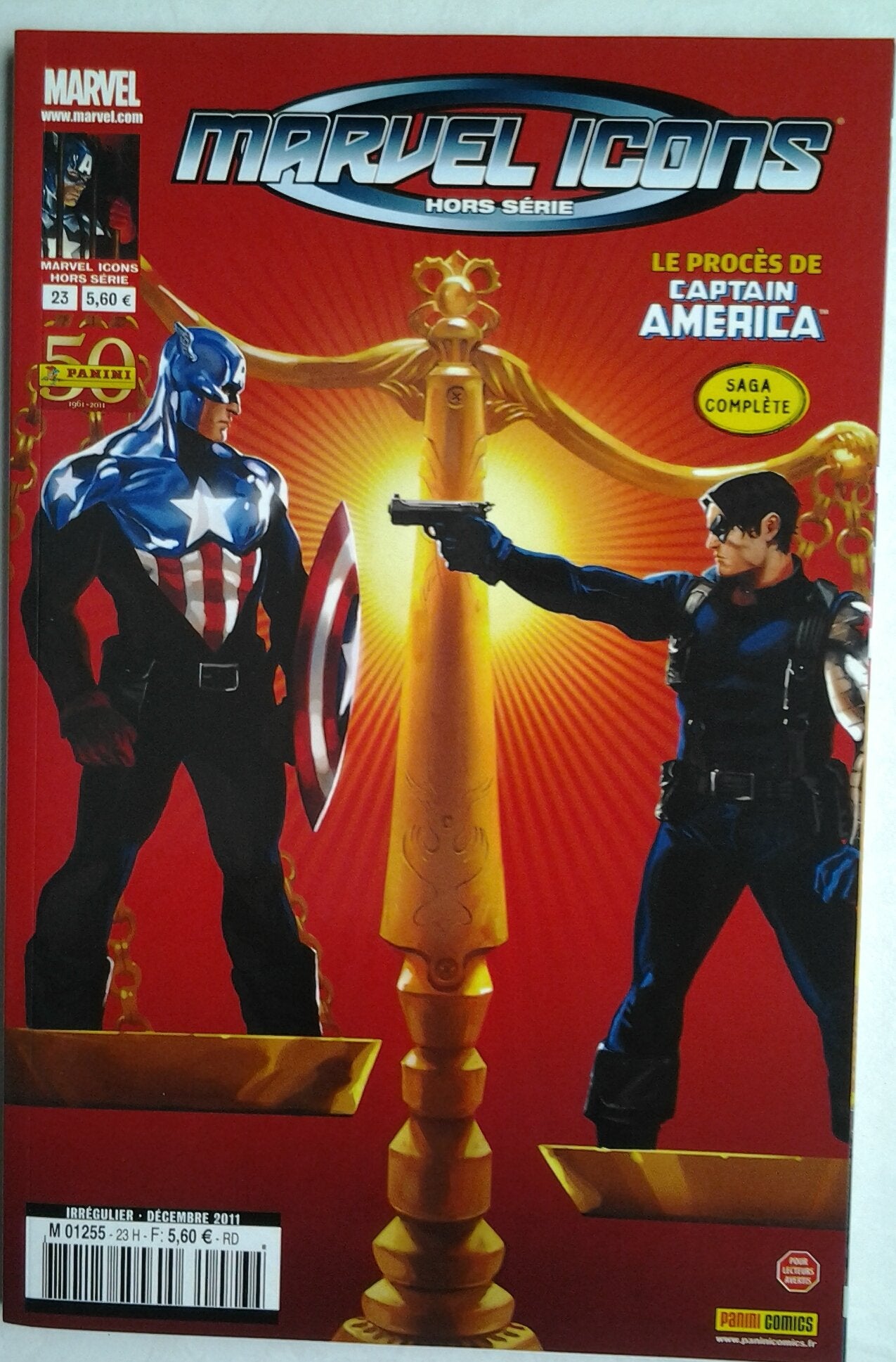 Marvel icons hs 23 : captain america 9782809423075
