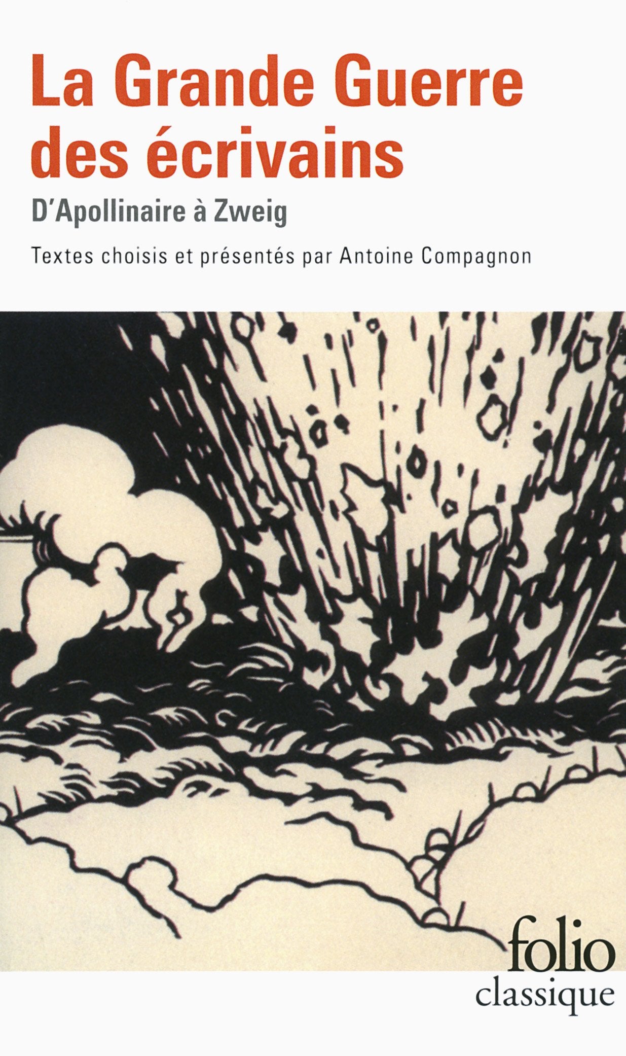 La Grande Guerre des écrivains: D'Apollinaire à Zweig 9782070454570