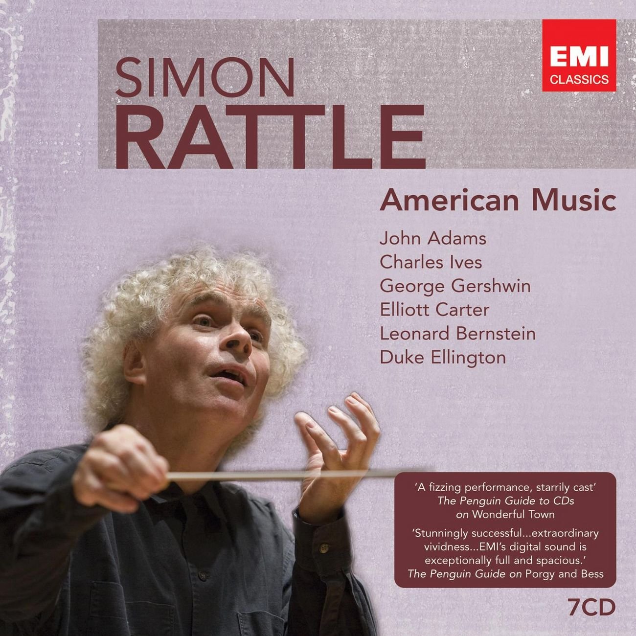 Rattle dirige les compositeurs Américains : Adams / Gershwin / Bernstein / Ellington (Coffret 5 CD) 5099921501425