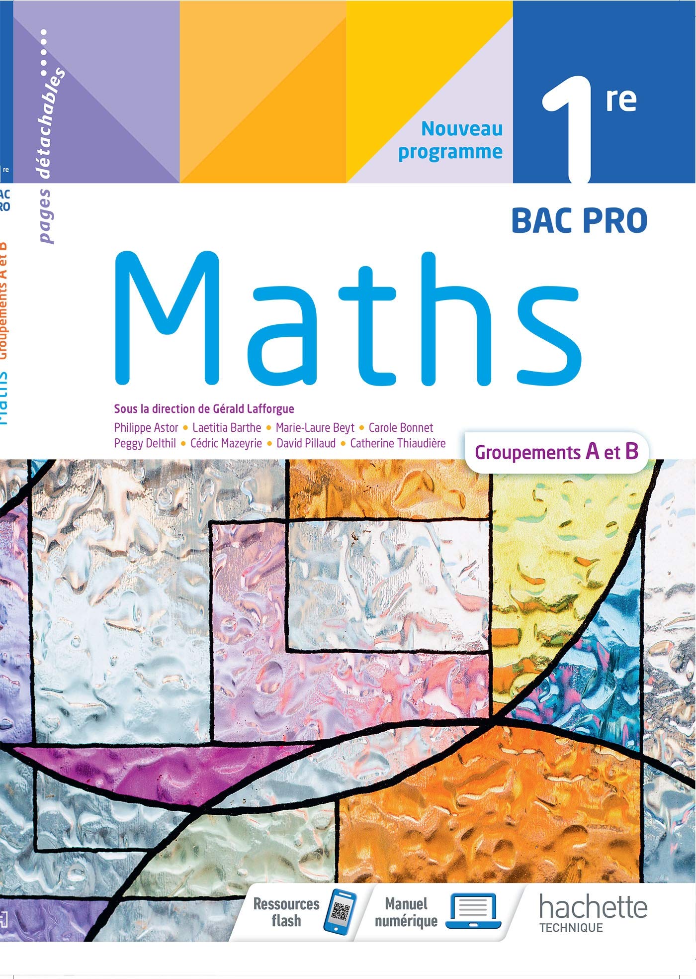 Mathématiques 1ère Bac Pro groupements A et B - cahier de l'élève - Éd. 2021 9782017127475