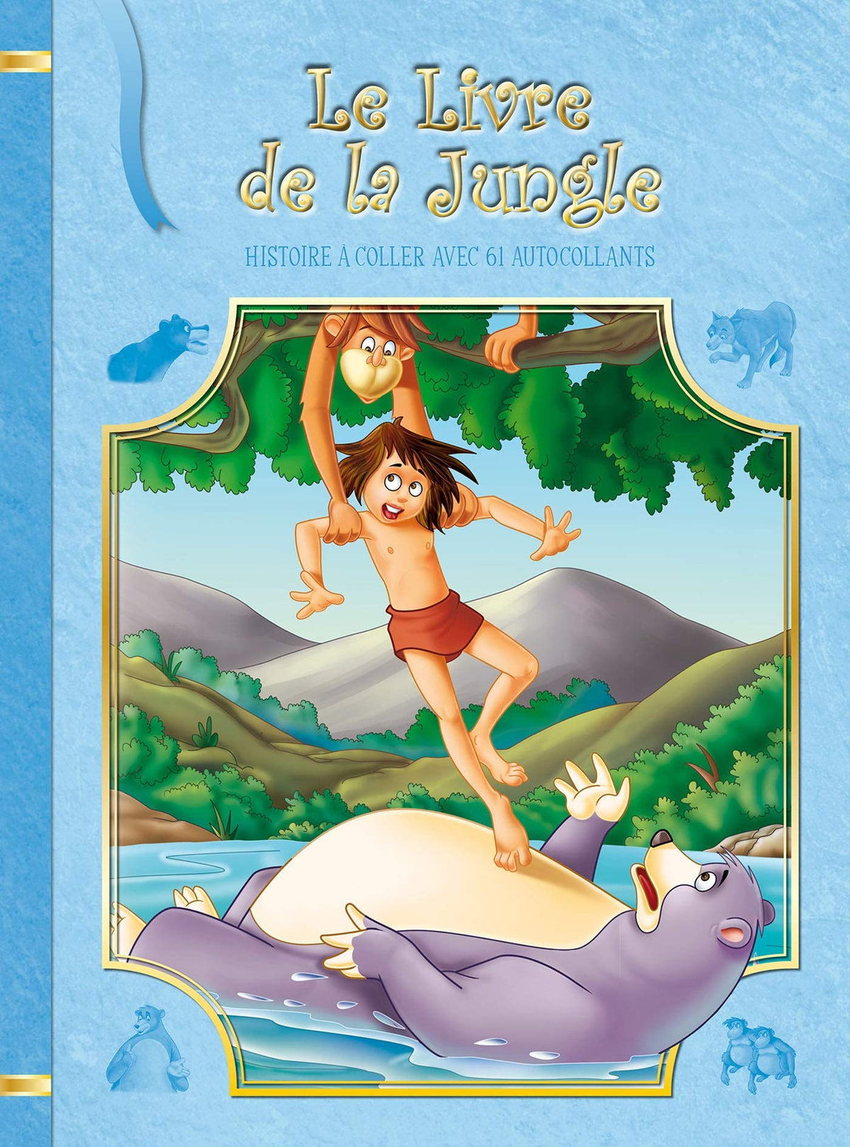 Histoire a coller - le livre de la jungle 9789037477368