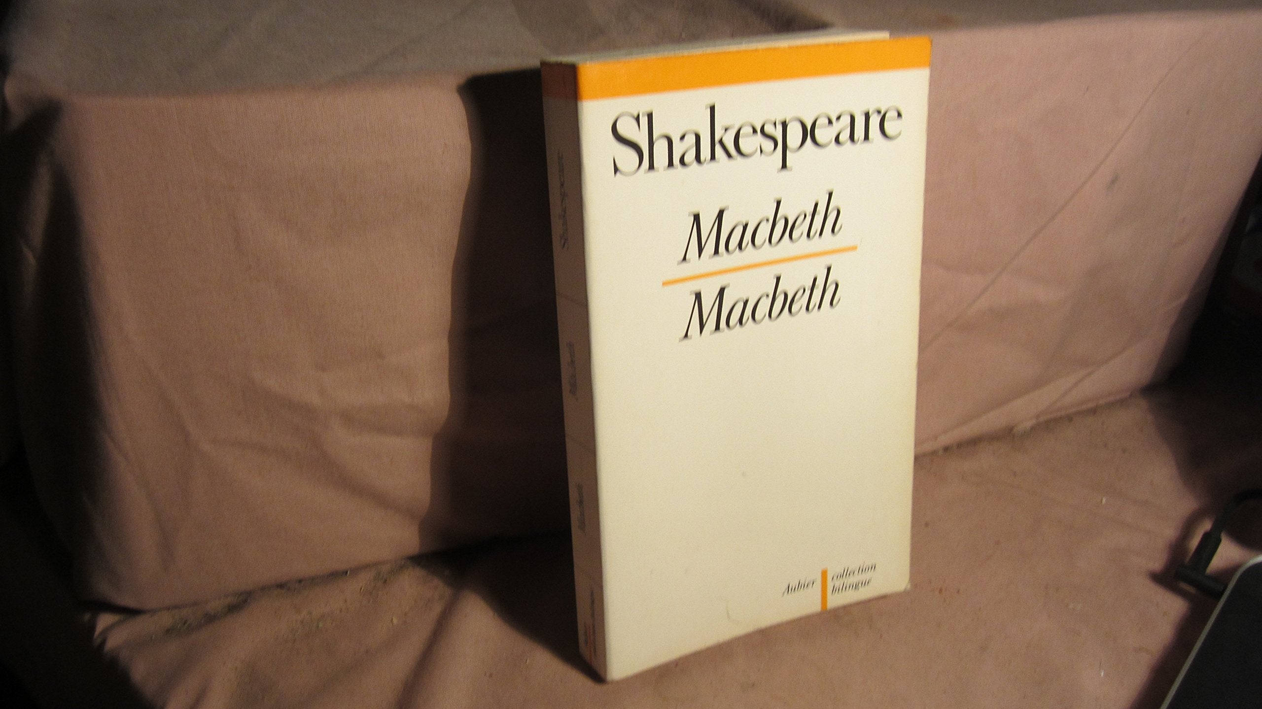 Macbeth - Edition bilingue 9782700700831