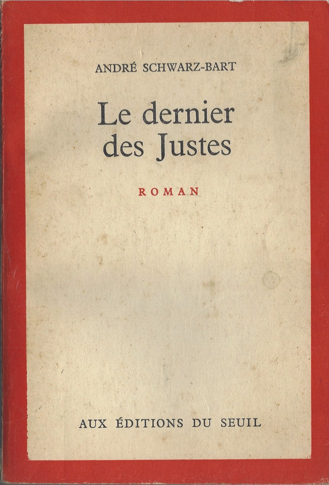 Le Dernier des justes 9782020009249