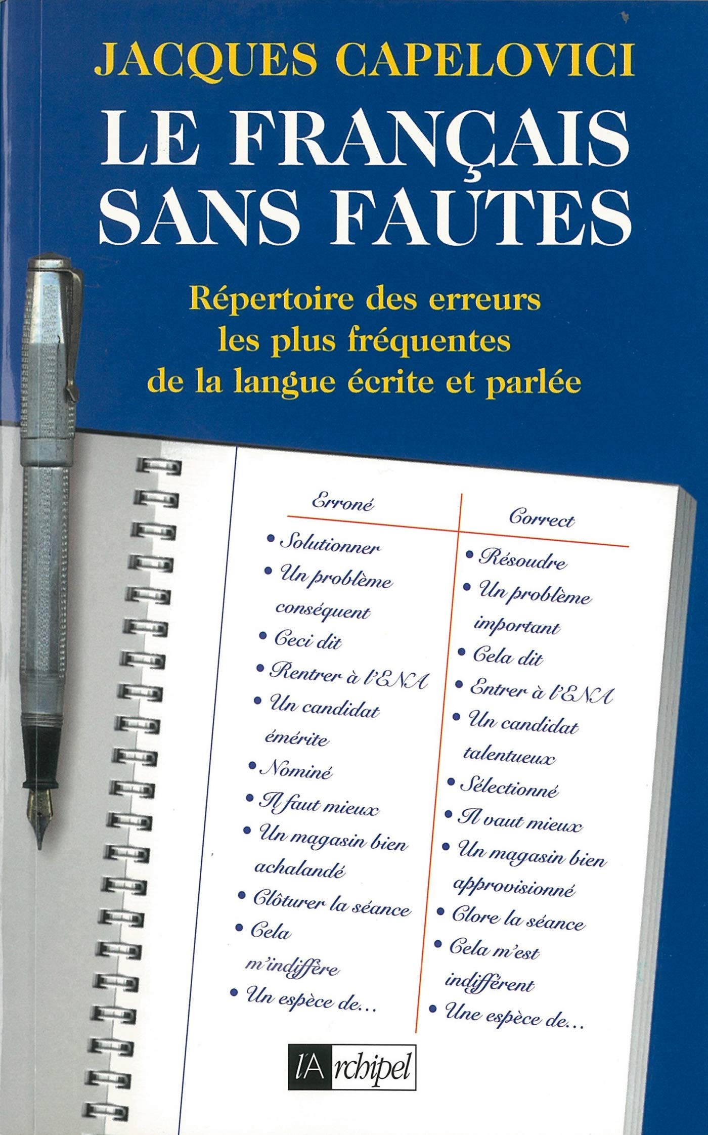Le francais sans fautes 9782909241616