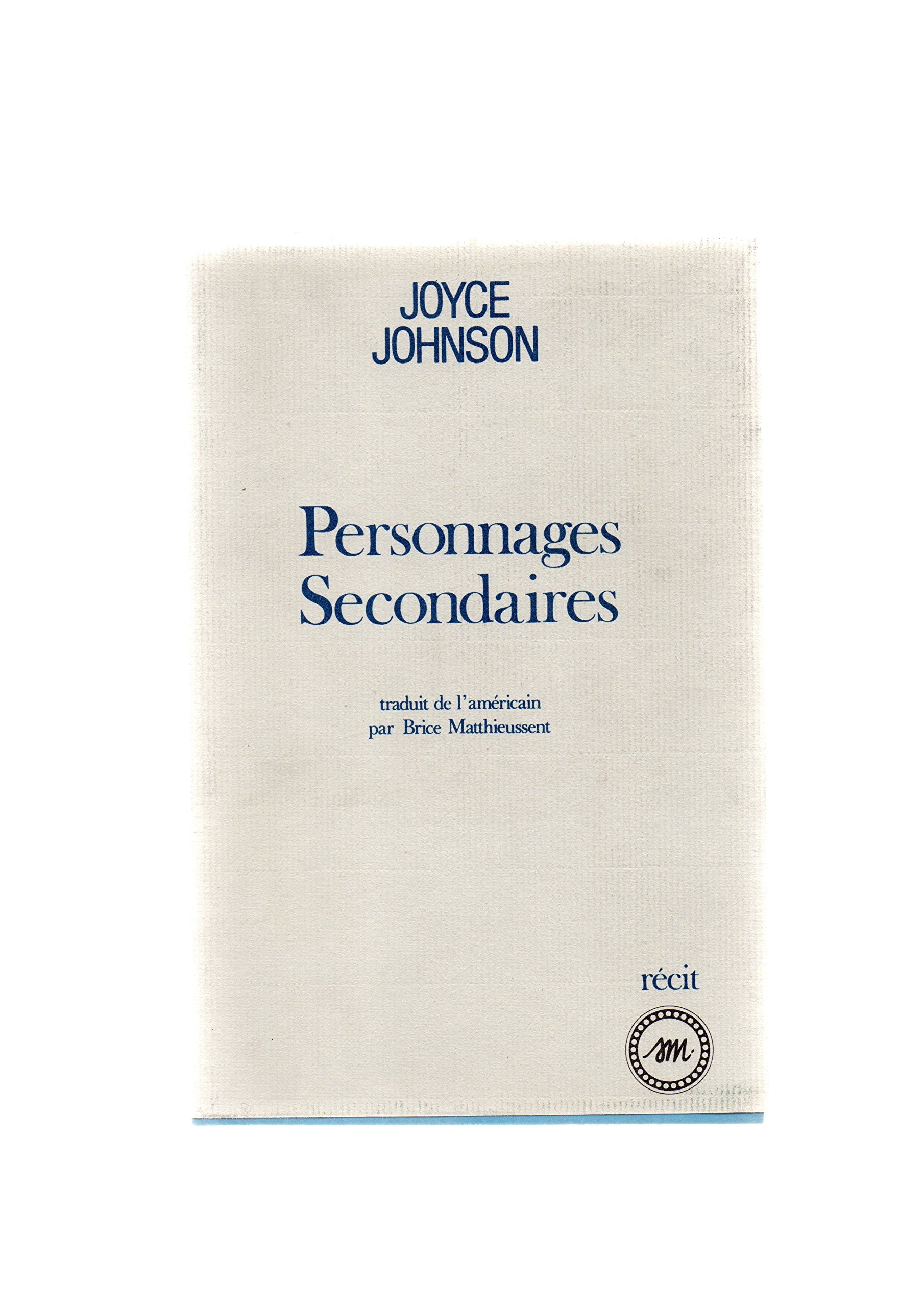 PERSONNAGES SECONDAIRES. Joyce Johnson 9782865830404