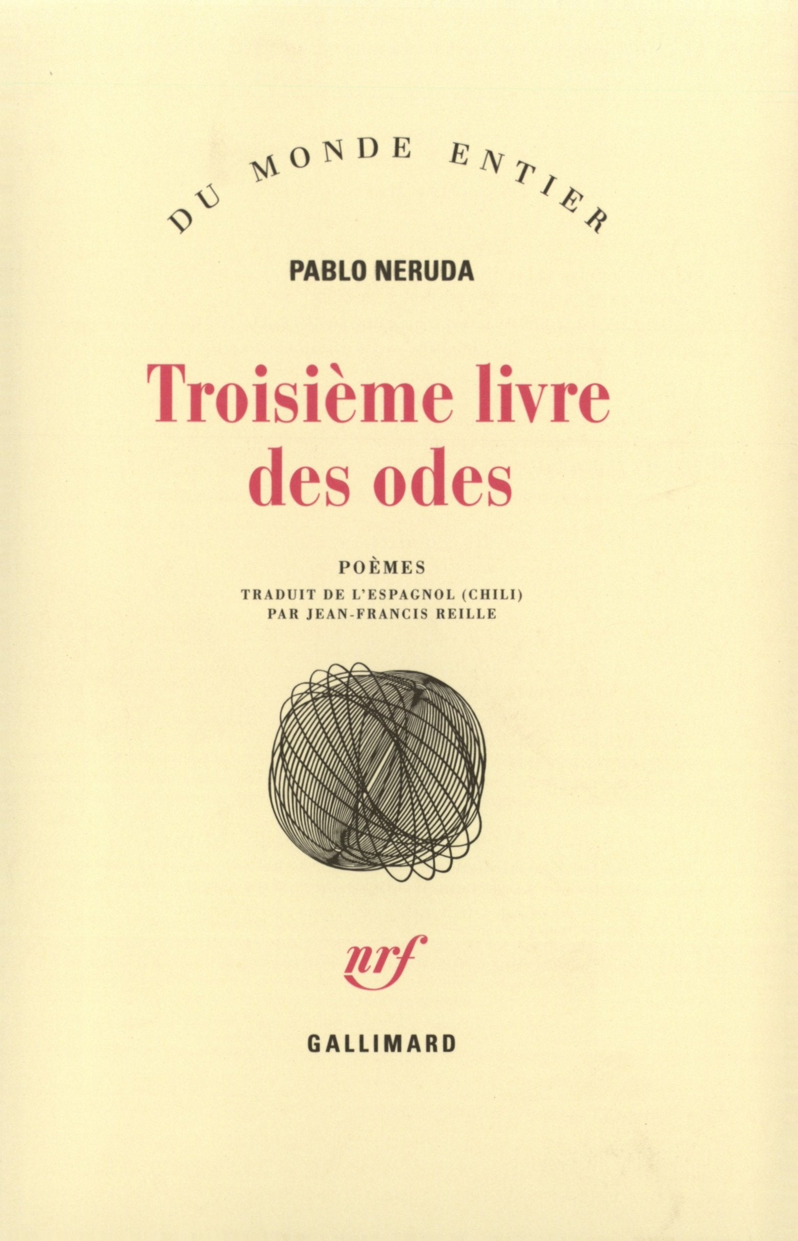 Troisième livre des odes 9782070298037