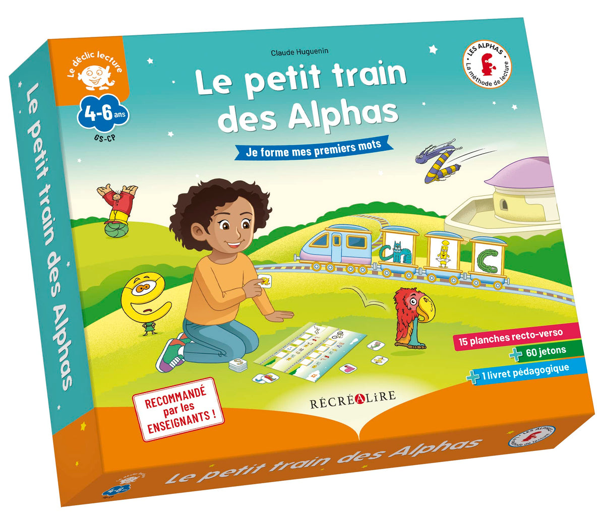 Le petit train des alphas - Jeu de phonologie 9782366471472