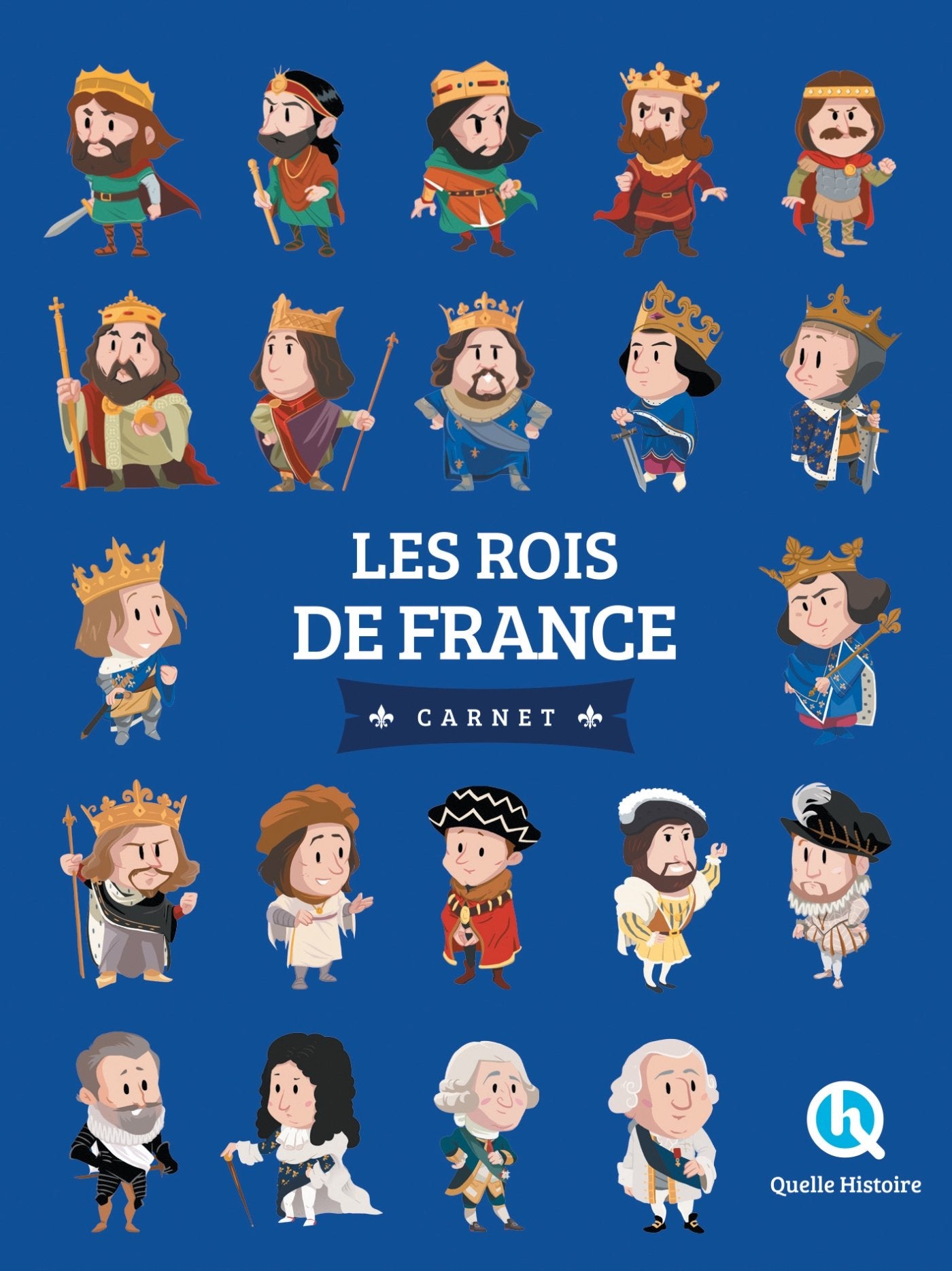 Les rois de France - Carnet 9782371043435