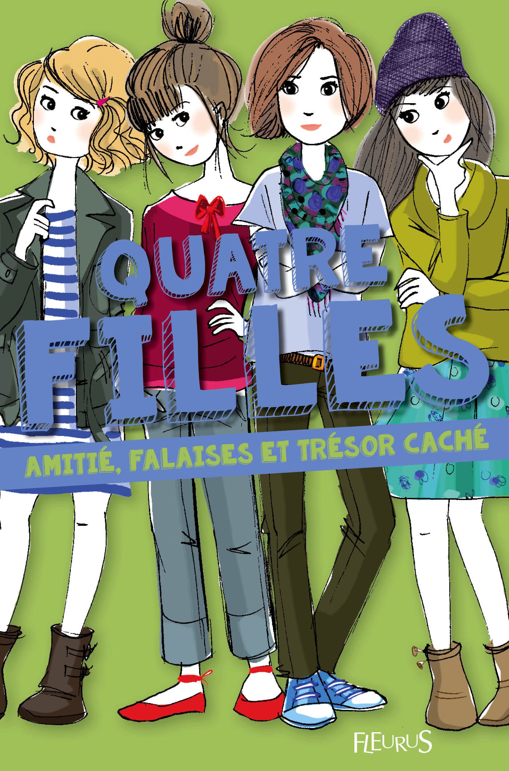 Quatre filles - Tome 1 - Amitié, falaises et trésor caché 9782215129271