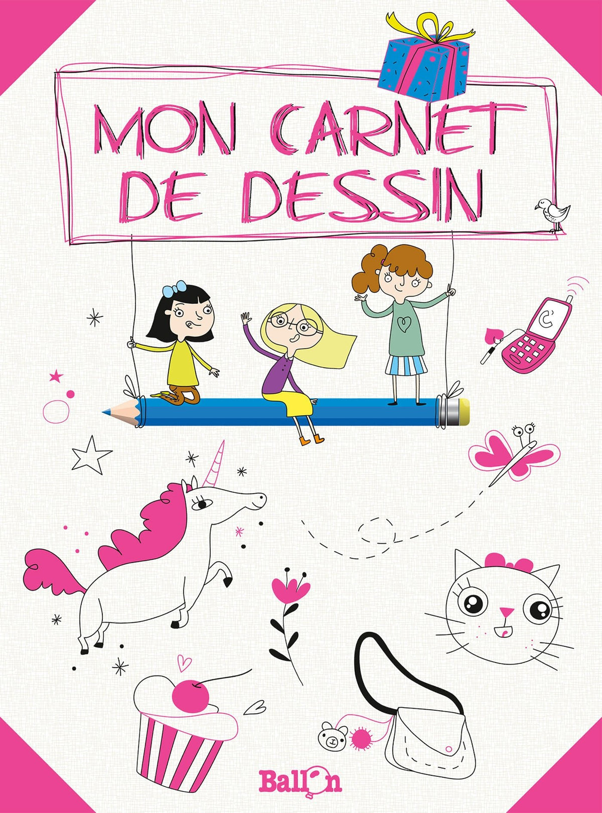 Mon carnet de dessin: Version fille 9789037495263