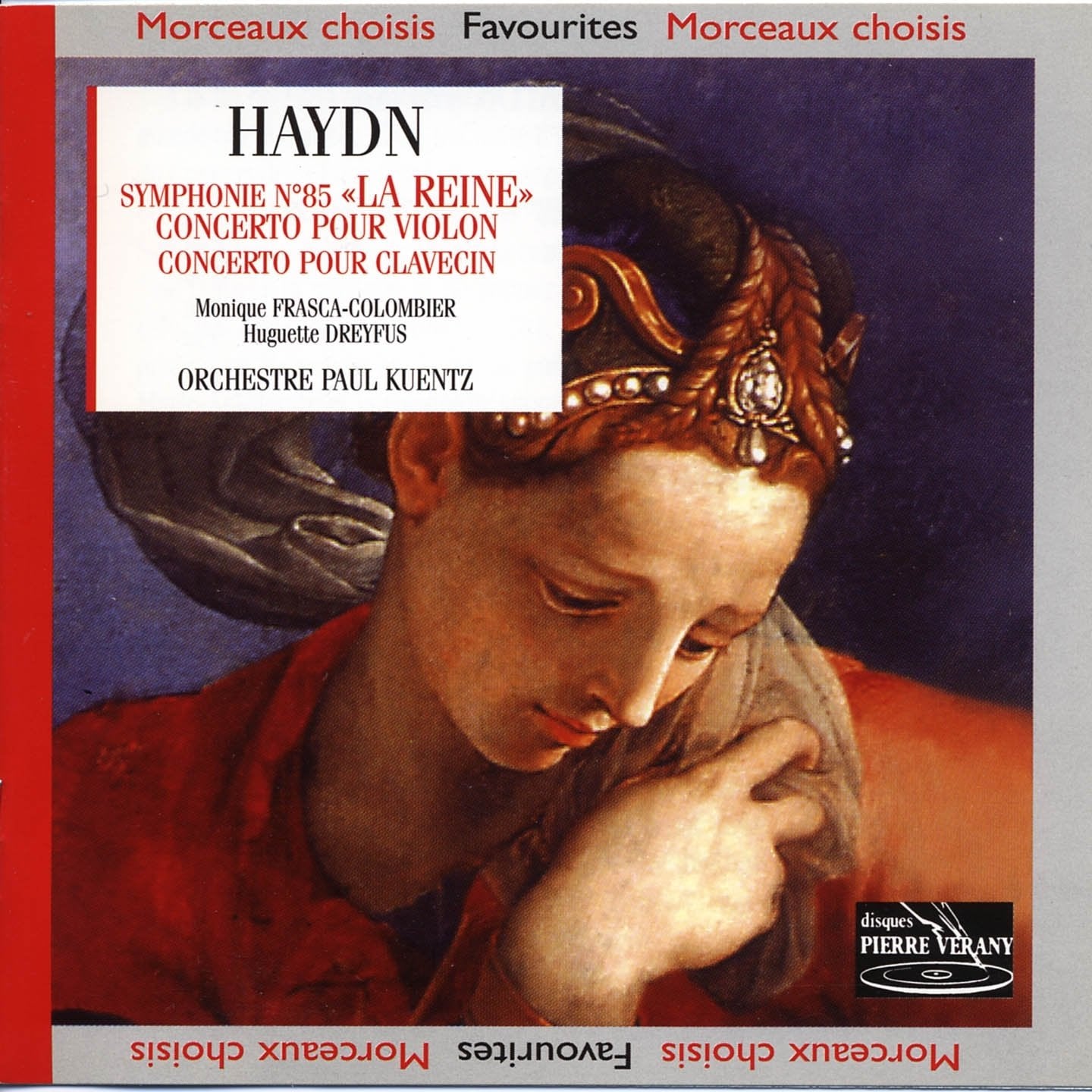 Haydn : Symphonie numéro 85, concerto pour violon (ut majeur), Concerto pour clavecin (sol majeur) : La Reine 3325487301080