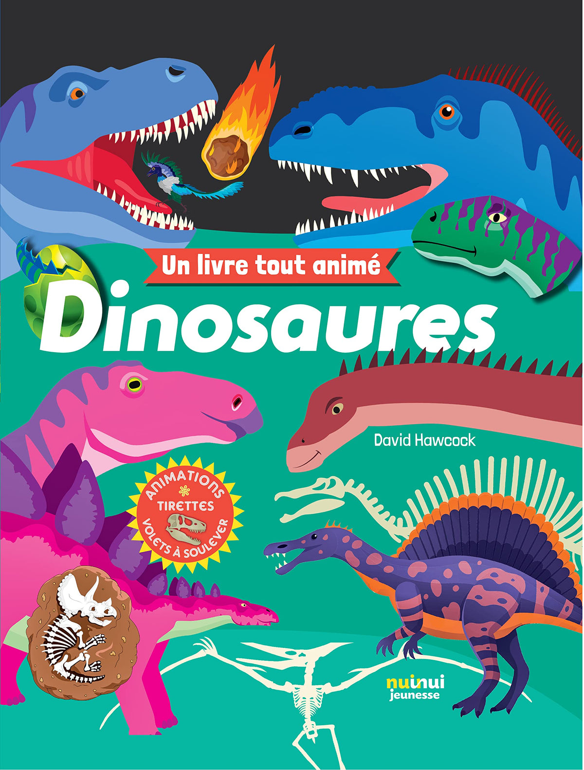 UN LIVRE TOUT ANIMÉ - DINOSAURES 9782889572243