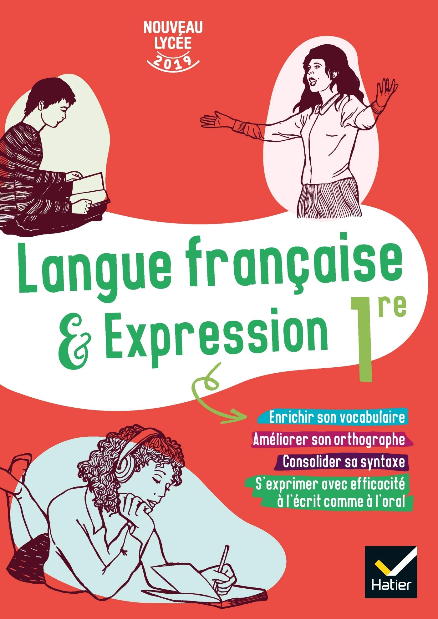 Cahier de langue française 1re - Ed 2019 - cahier de l'élève 9782401054813