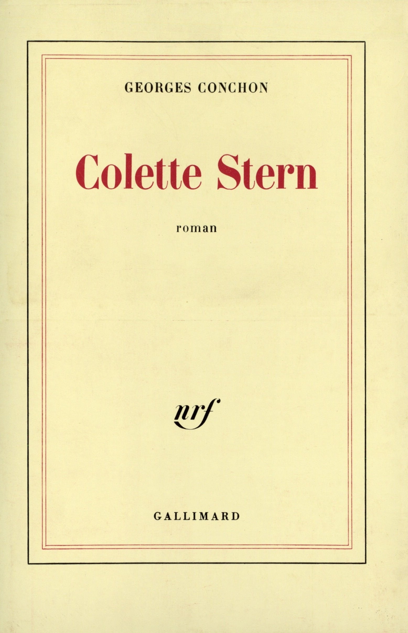 Colette Stern 9782070710973