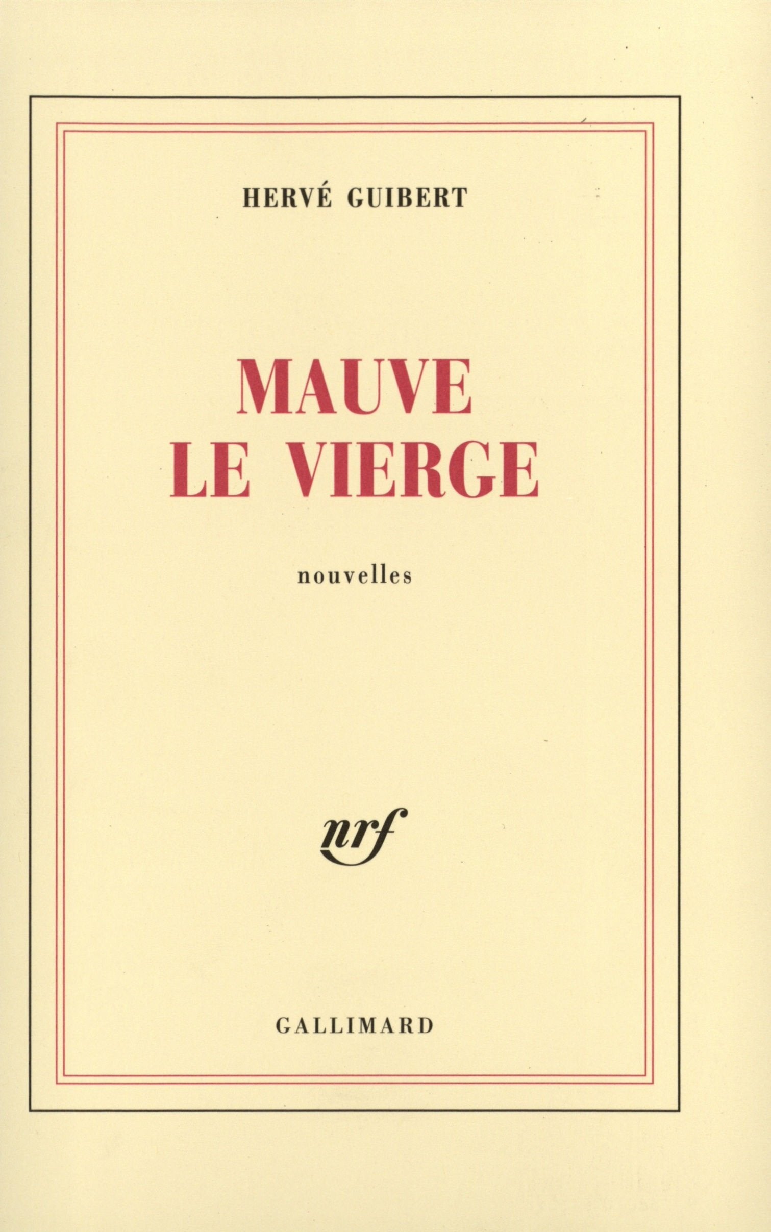 Mauve le vierge 9782070713592