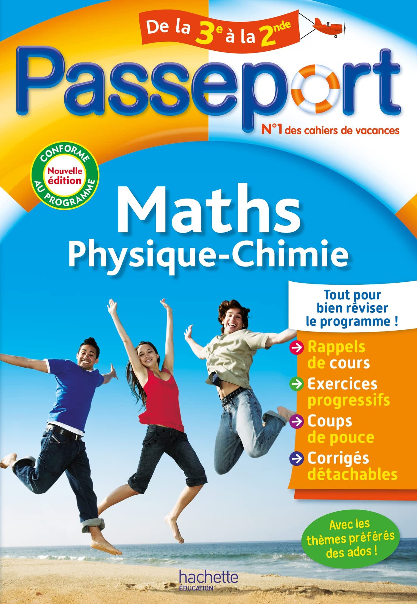 Passeport - Maths / Physique-Chimie - De la 3e à la 2nde - Cahier de vacances 2024 9782017148364