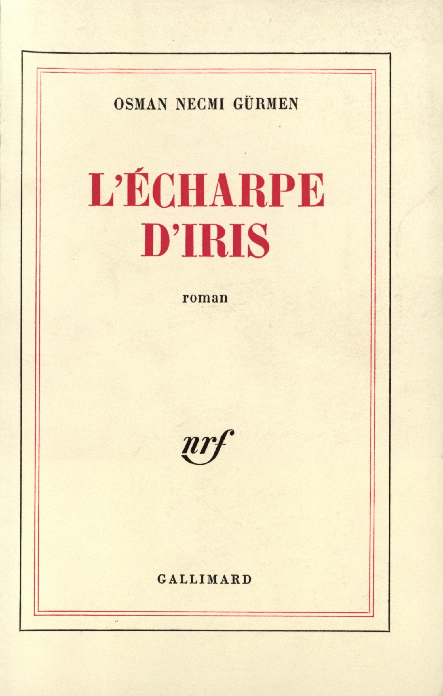 L'Écharpe d'Iris 9782070294411