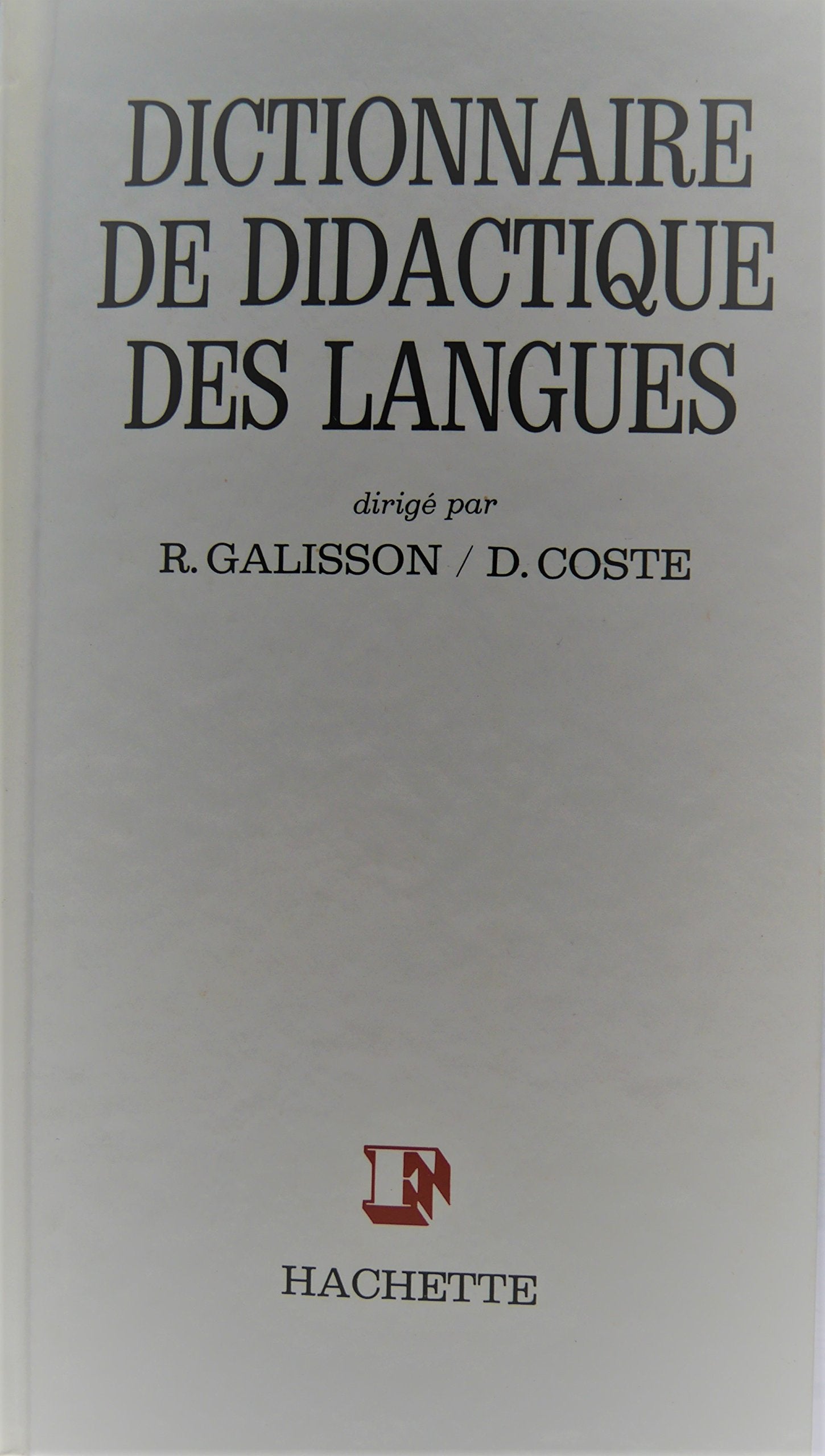 Dictionnaire de didactique des langues... 9782010035760