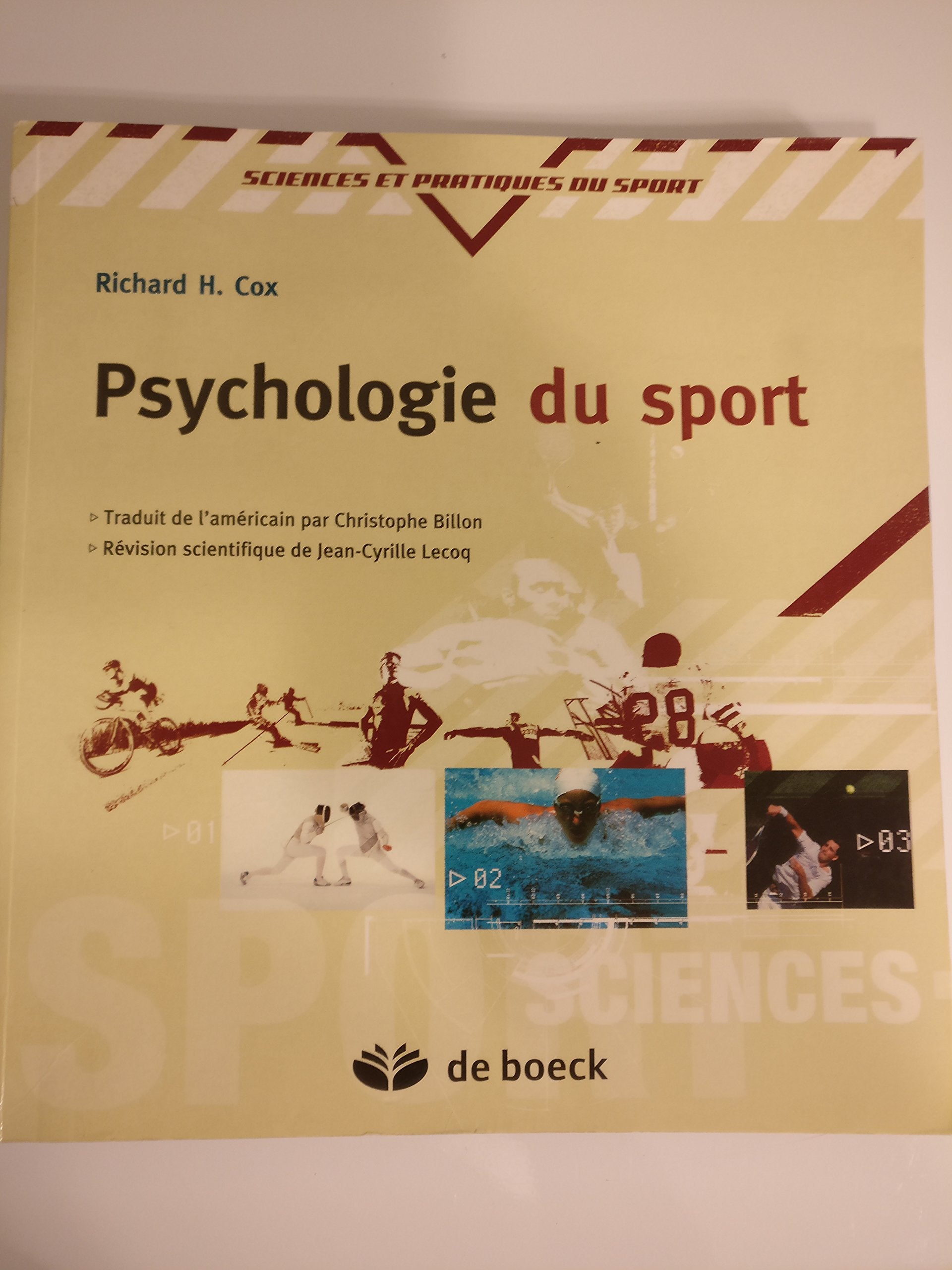 PSYCHOLOGIE DU SPORT 9782804148034