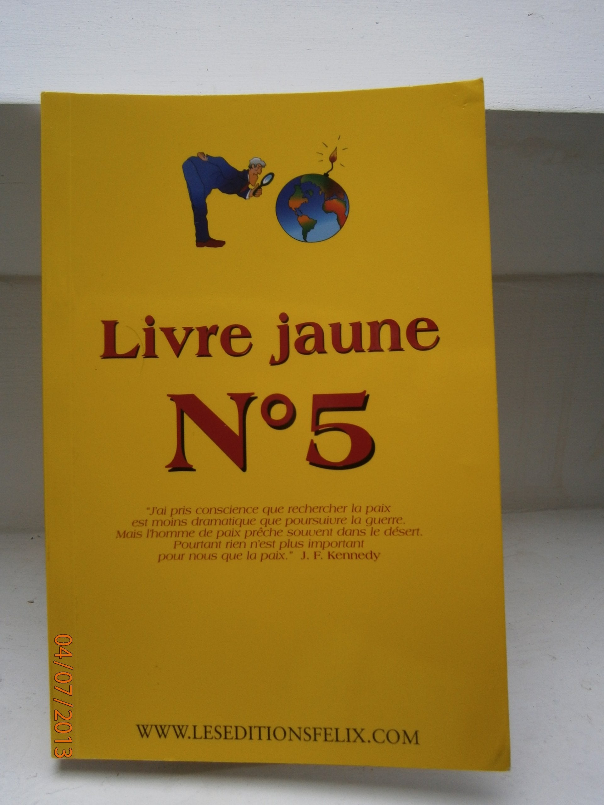 Livre jaune N° 5 9789990375060
