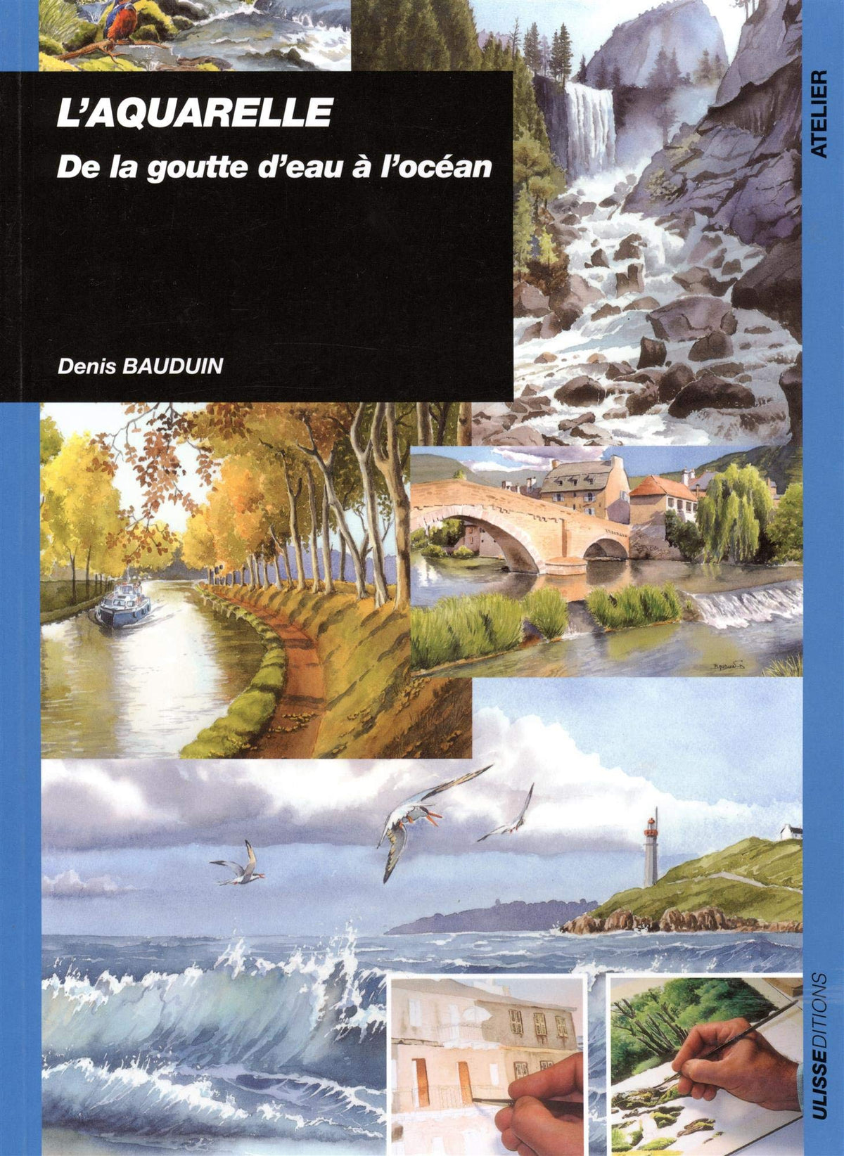L'aquarelle : De la goutte d'eau à l'océan 9782844150684