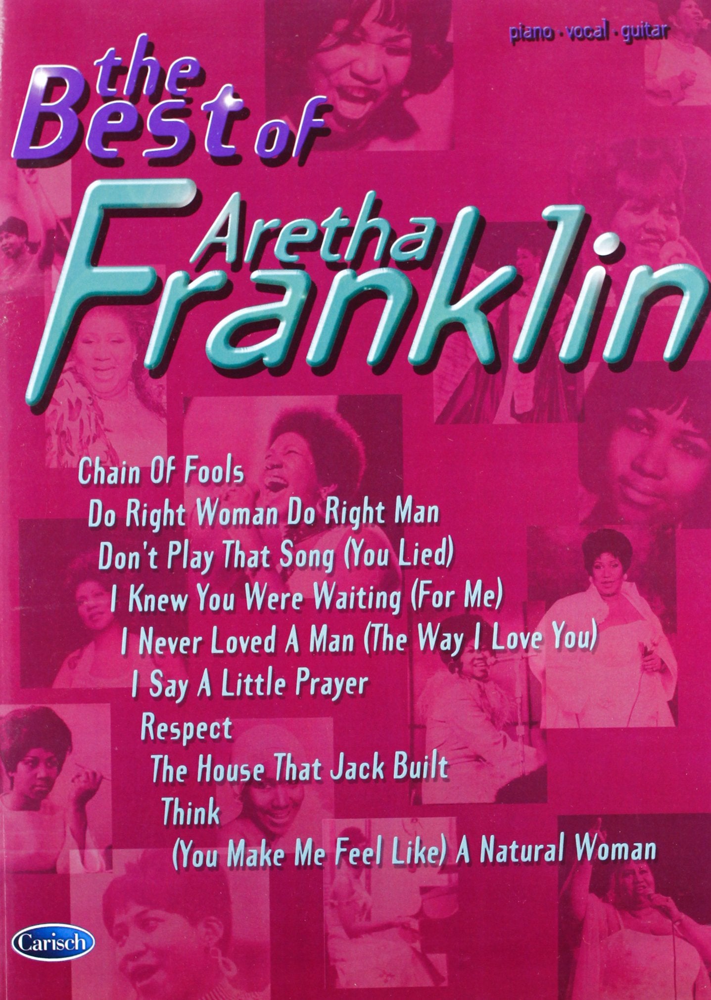 The best of aretha franklin piano, voix, guitare 9788850705214