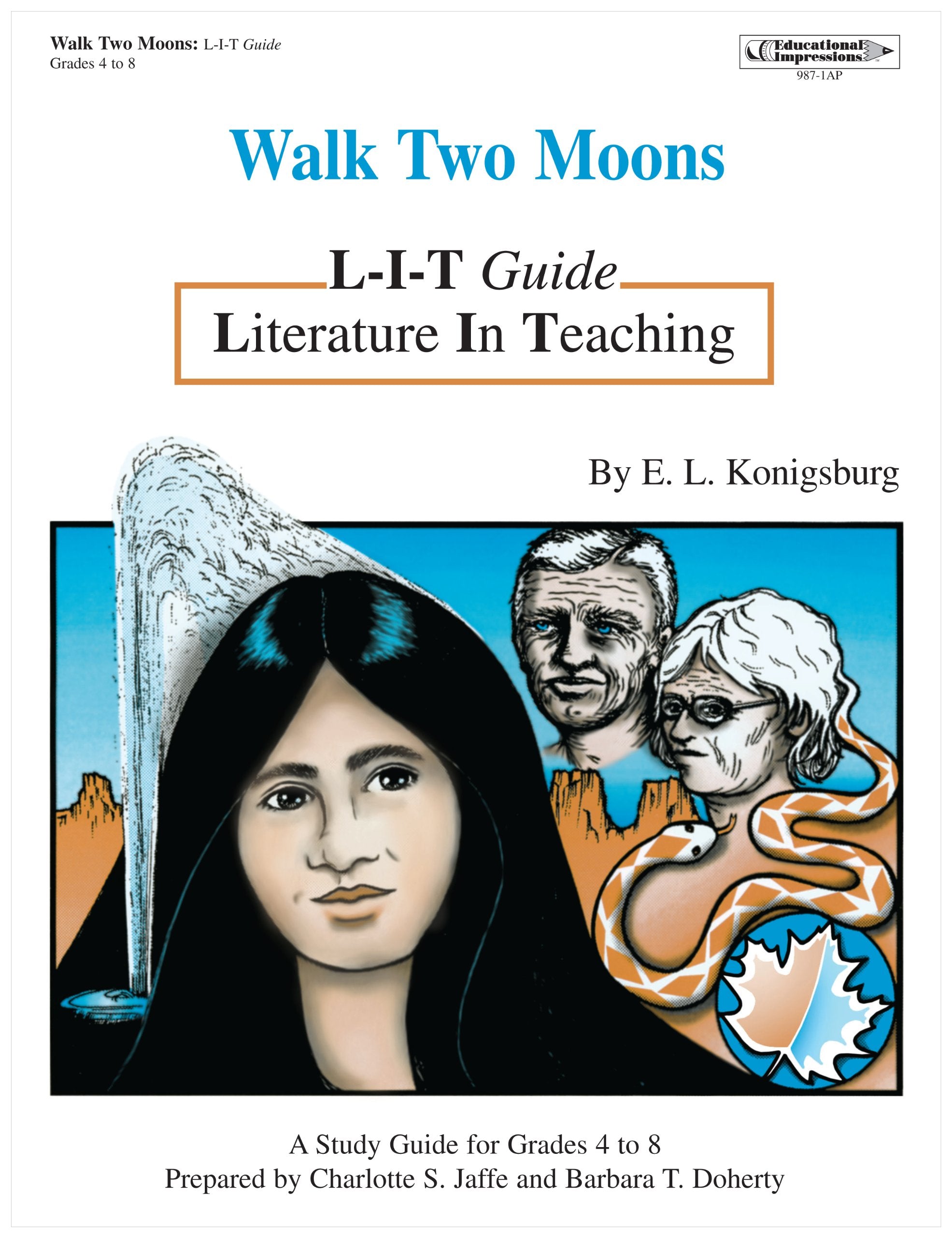 Walk Two Moons: L-I-T Guide (Literature in Teaching) A Study Guide for Grades 4-8 by Charlotte S. Jaffe (1996-08-02) 9782280167178