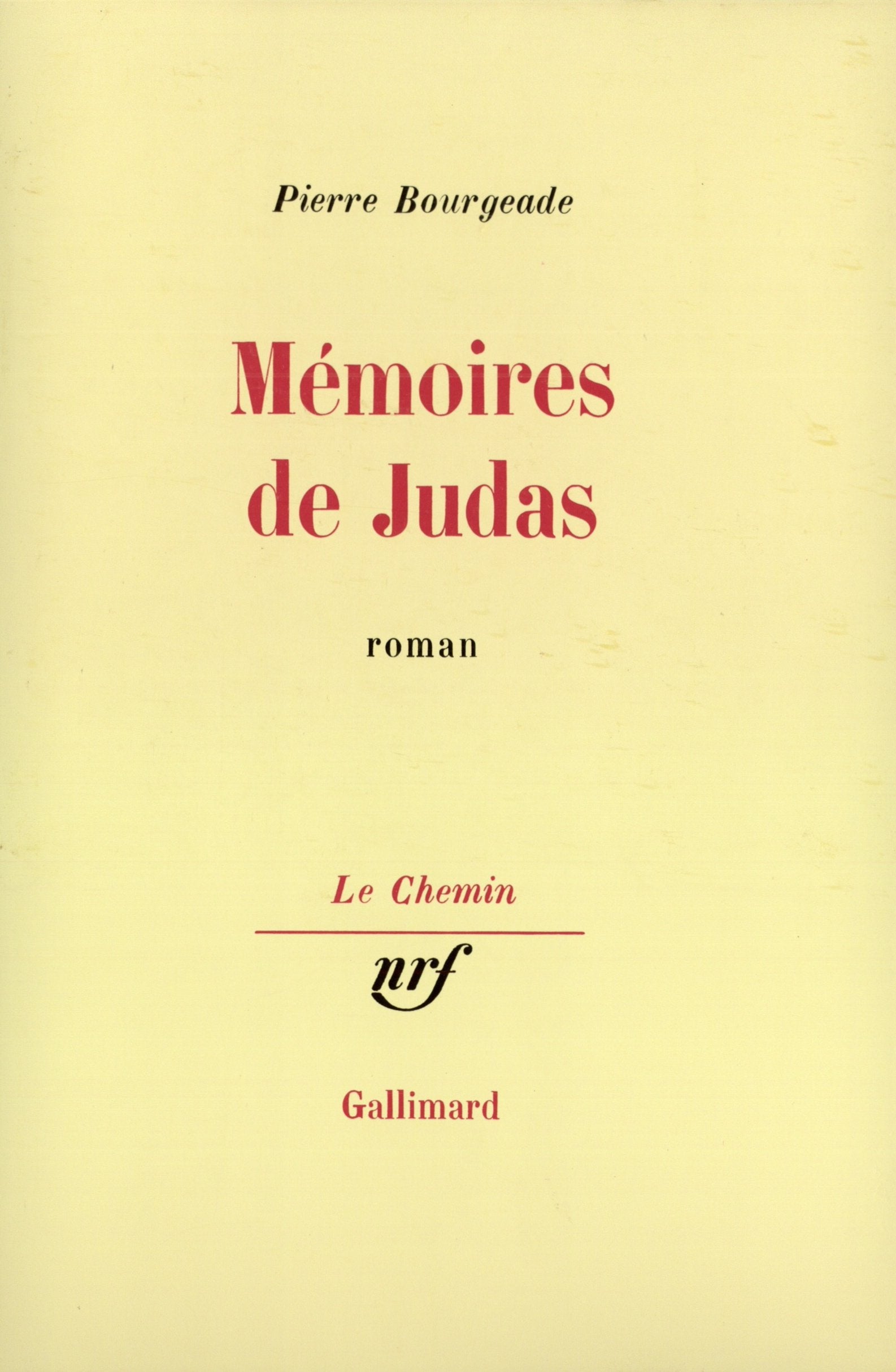 Mémoires de Judas 9782070705061