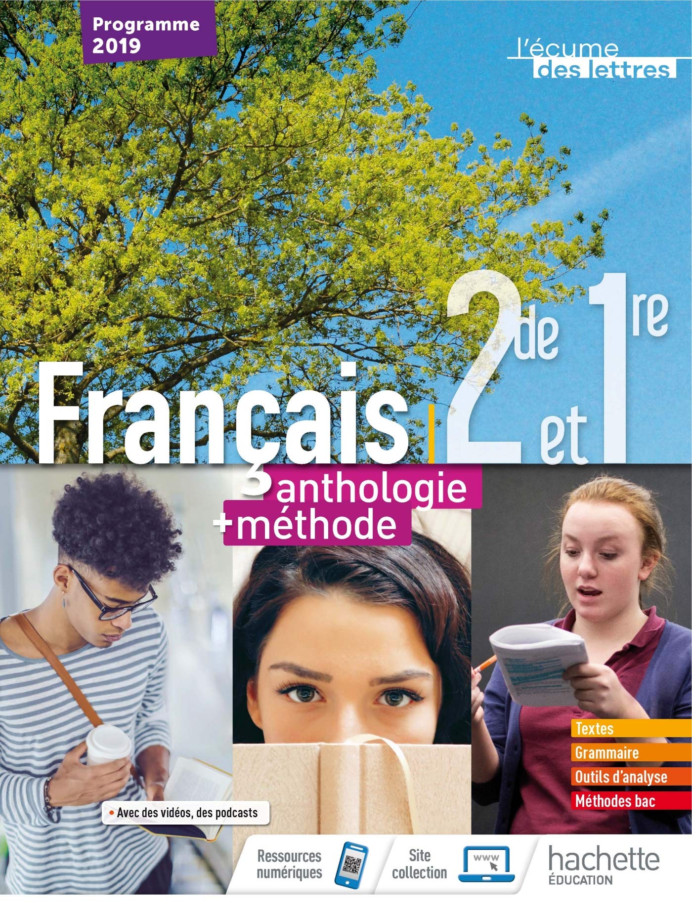 L'écume des lettres 2nde/1ère anthologie + méthodes - Livre élève - Ed. 2019 9782013954389