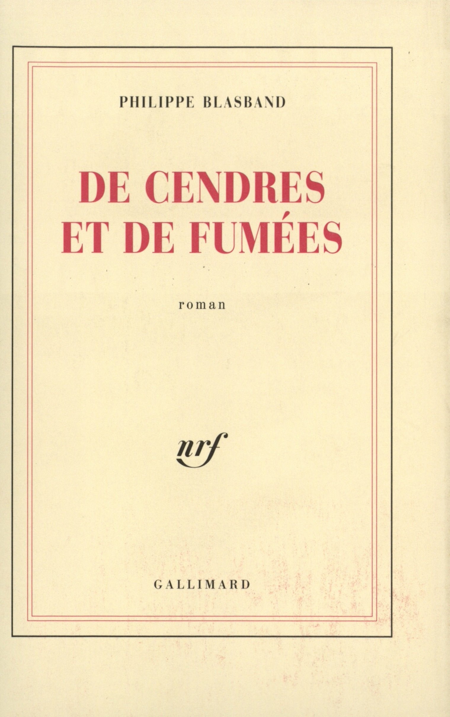 De Cendres et de Fumées 9782070720699