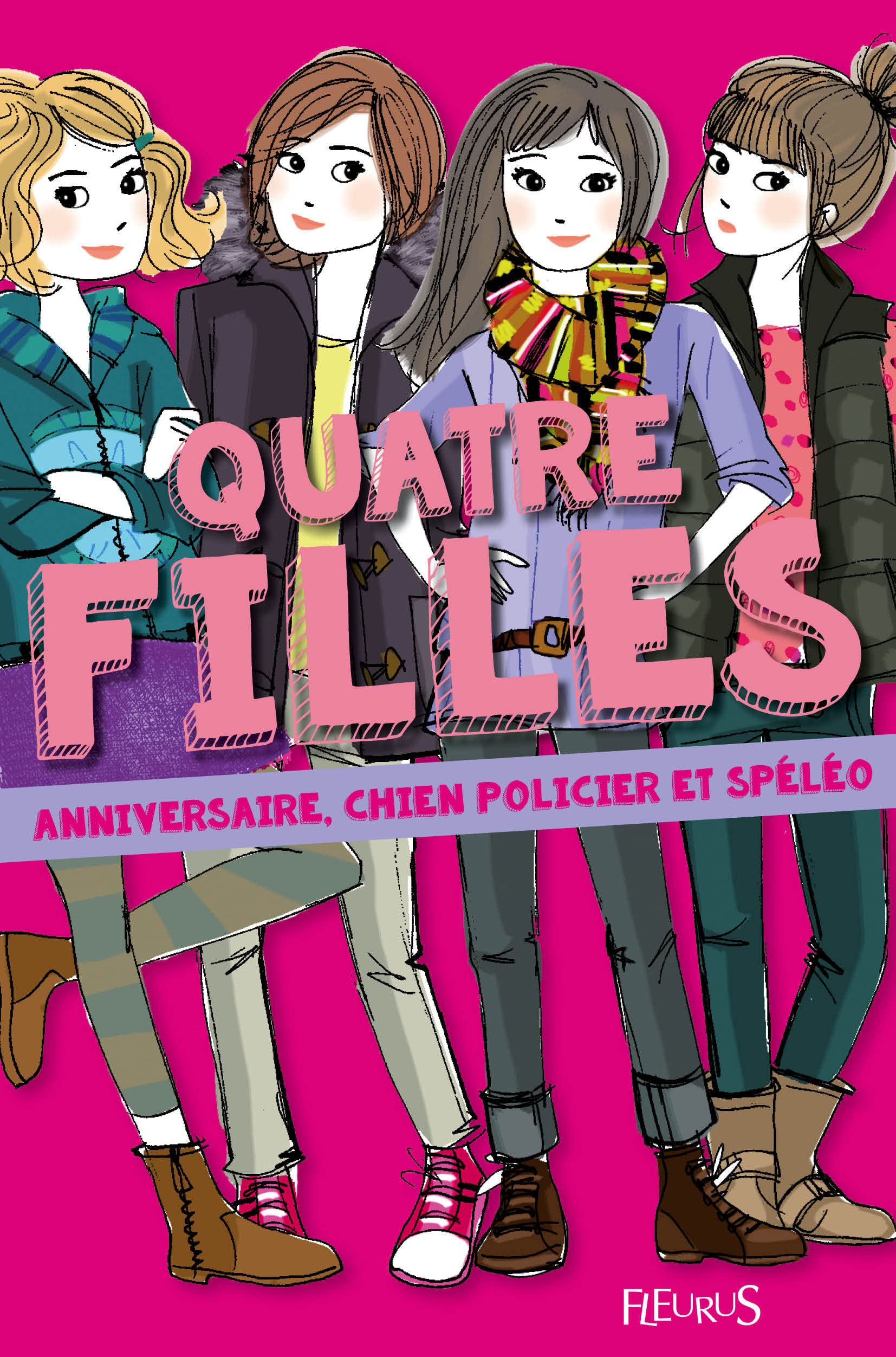 Quatre filles - Tome 2 - Anniversaire, chien policier et spéléo 9782215125594