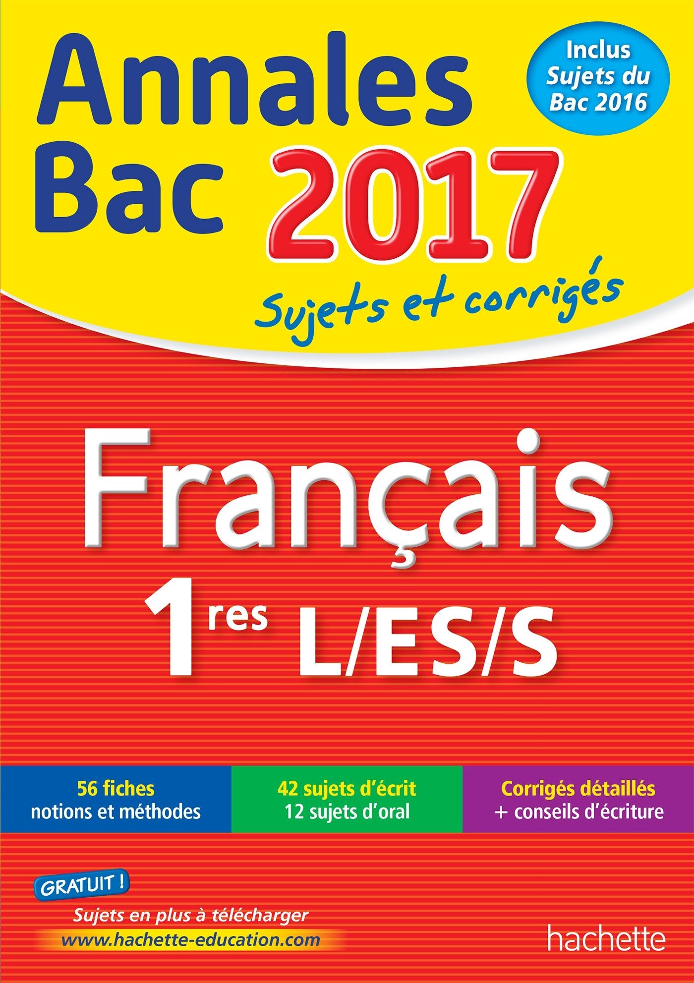 Français 1res L/ES/S: Sujets et corrigés 9782012903616