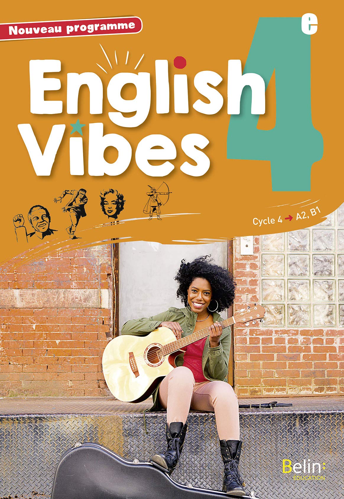 English Vibes, manuel d'anglais LV1 4e livre de l'élève 9782410004243