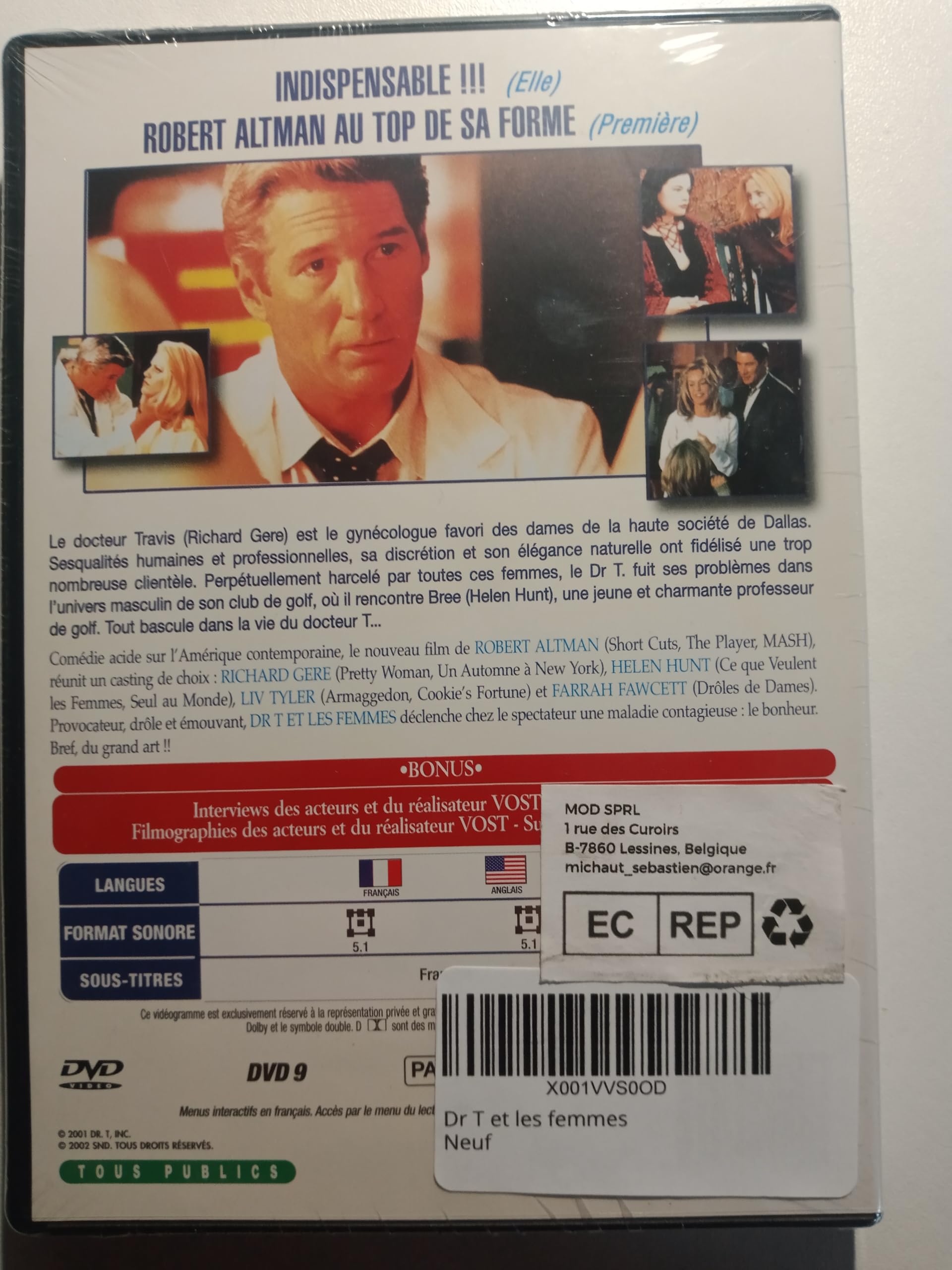 Docteur T & Les Femmes 3700173222007