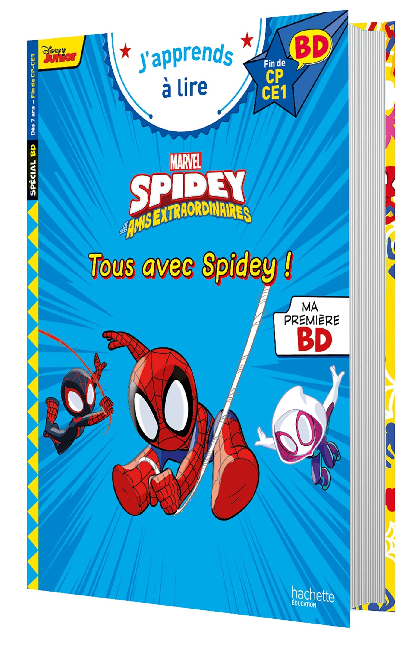 Disney BD Fin de CP-CE1 - Spidey et ses amis extraordinaires - Tous avec Spidey ! 9782017186076