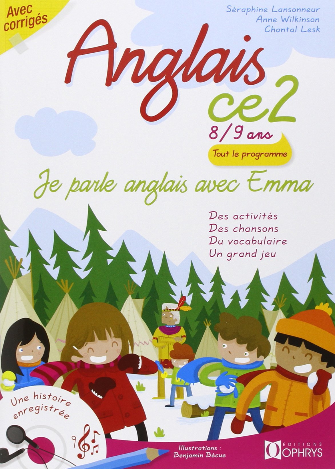 Je parle anglais avec Emma, Anglais CE2 8/9 ans, Livre avec CD audio 9782708012035