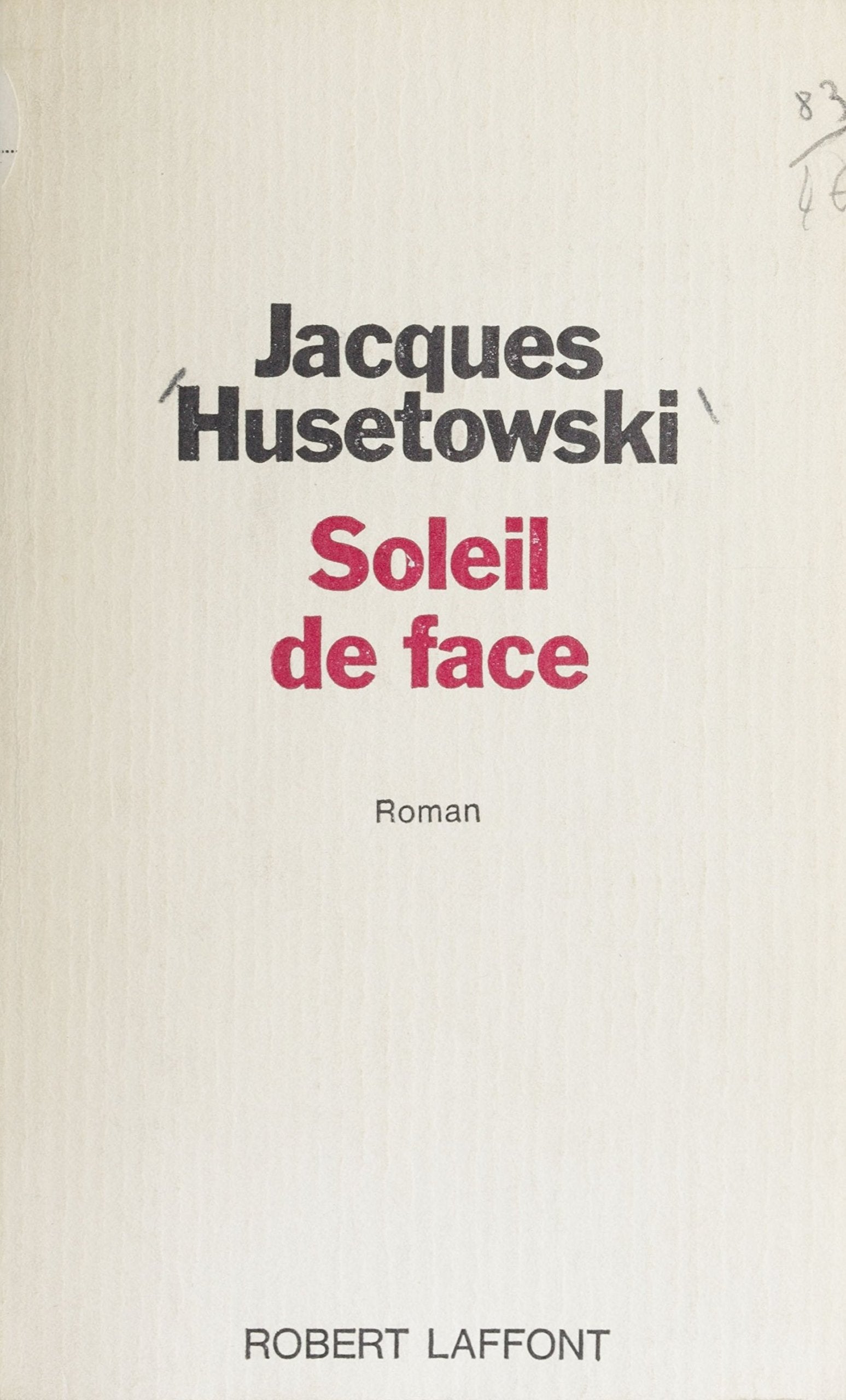 Soleil de face 