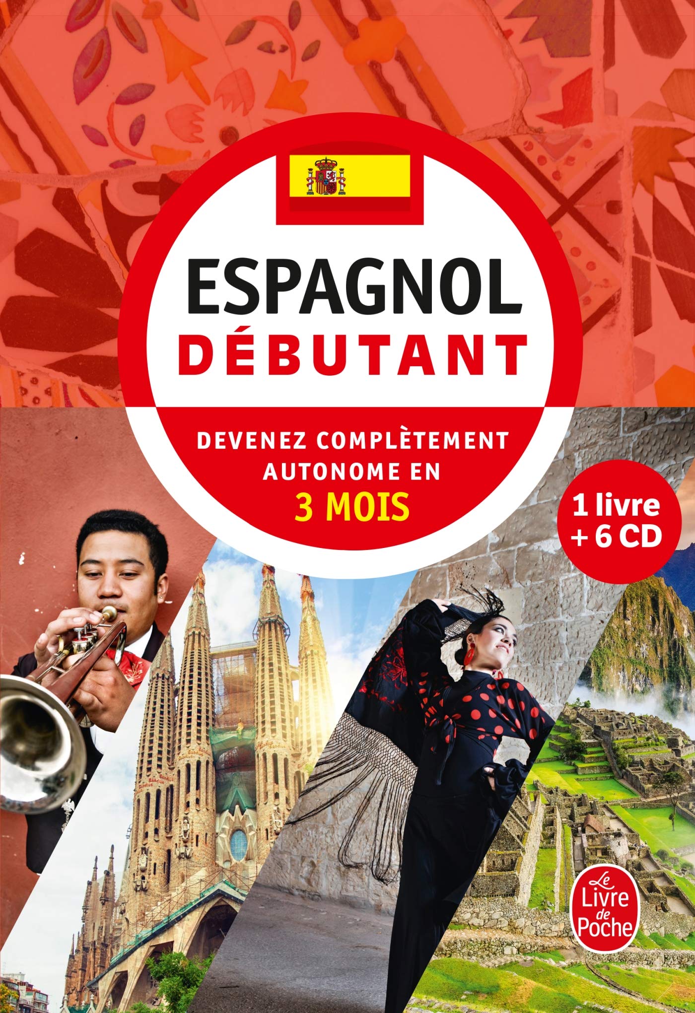 Coffret espagnol débutant livre + 6 CD 9782253088042