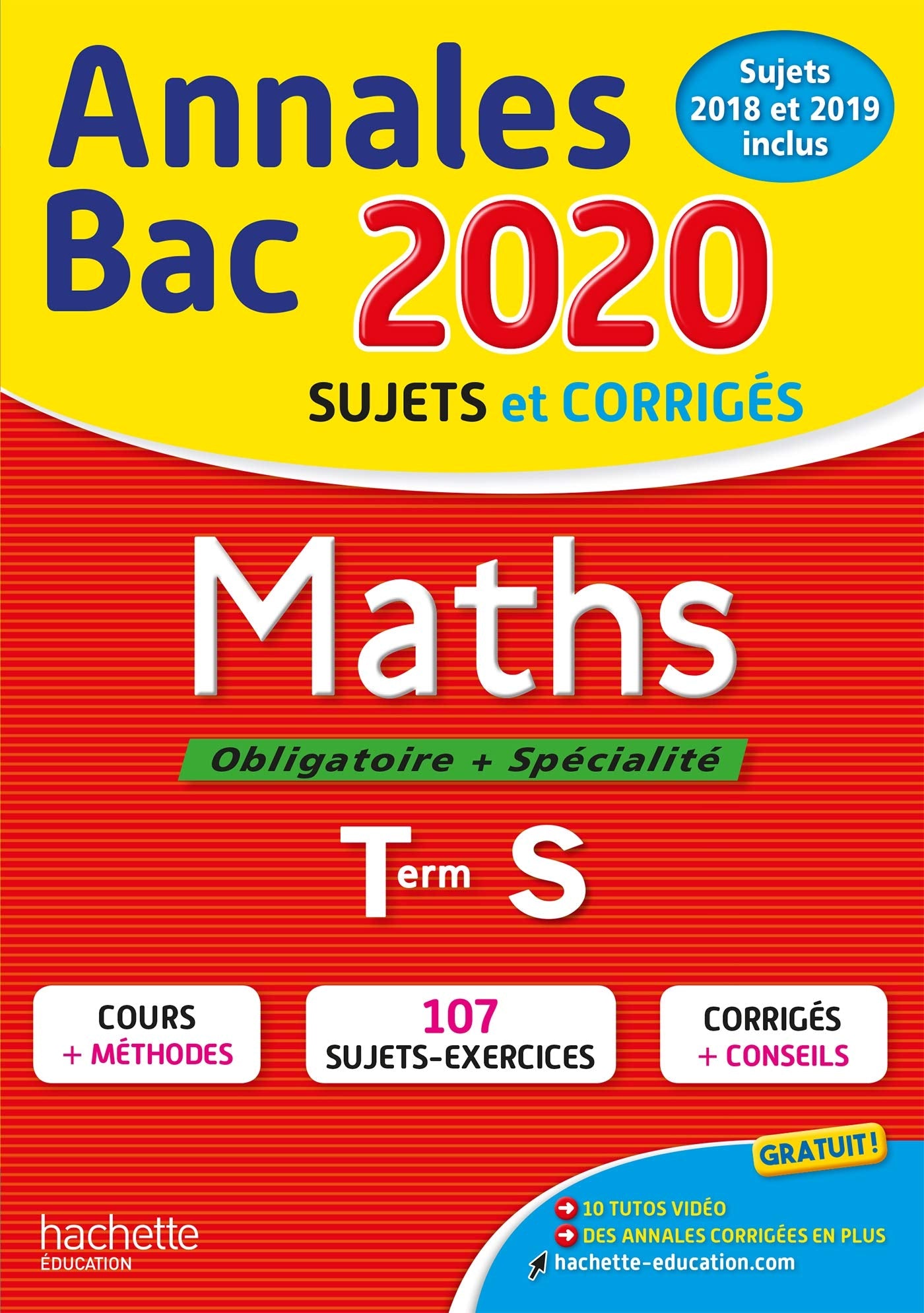 Annales Bac 2020 Maths Term S 9782017081692