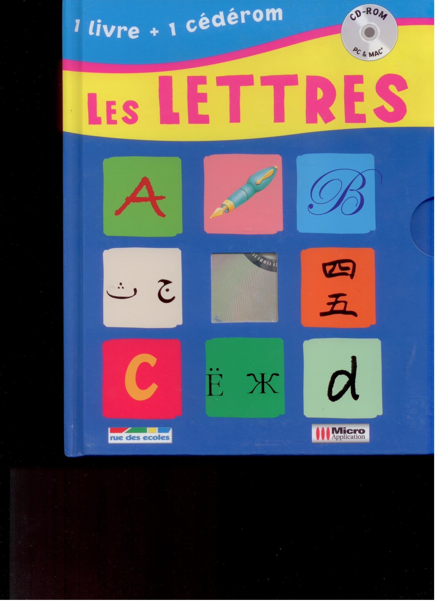 Les lettres: 1 livre et 1 cédérom 9782742932955