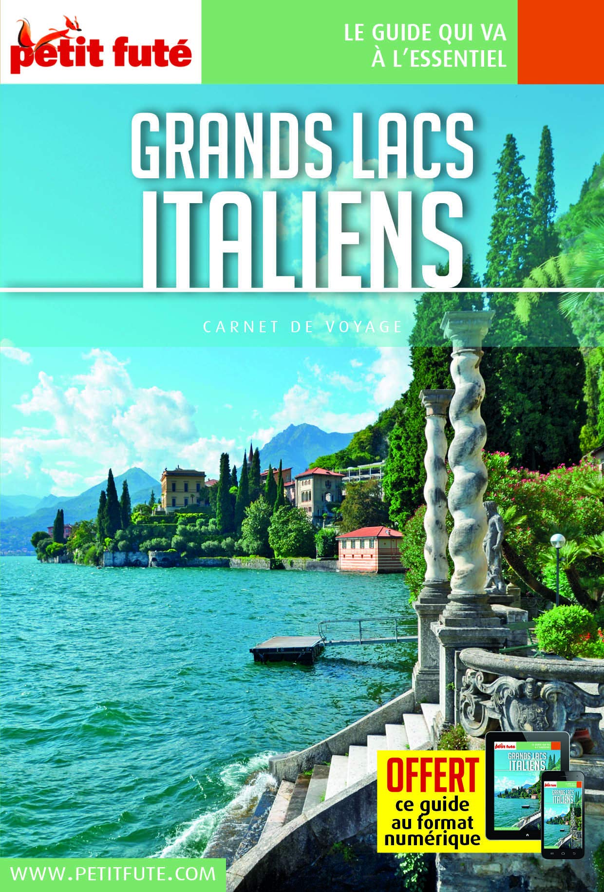 Guide Lacs Italiens 2020 Carnet Petit Futé 9782305026152